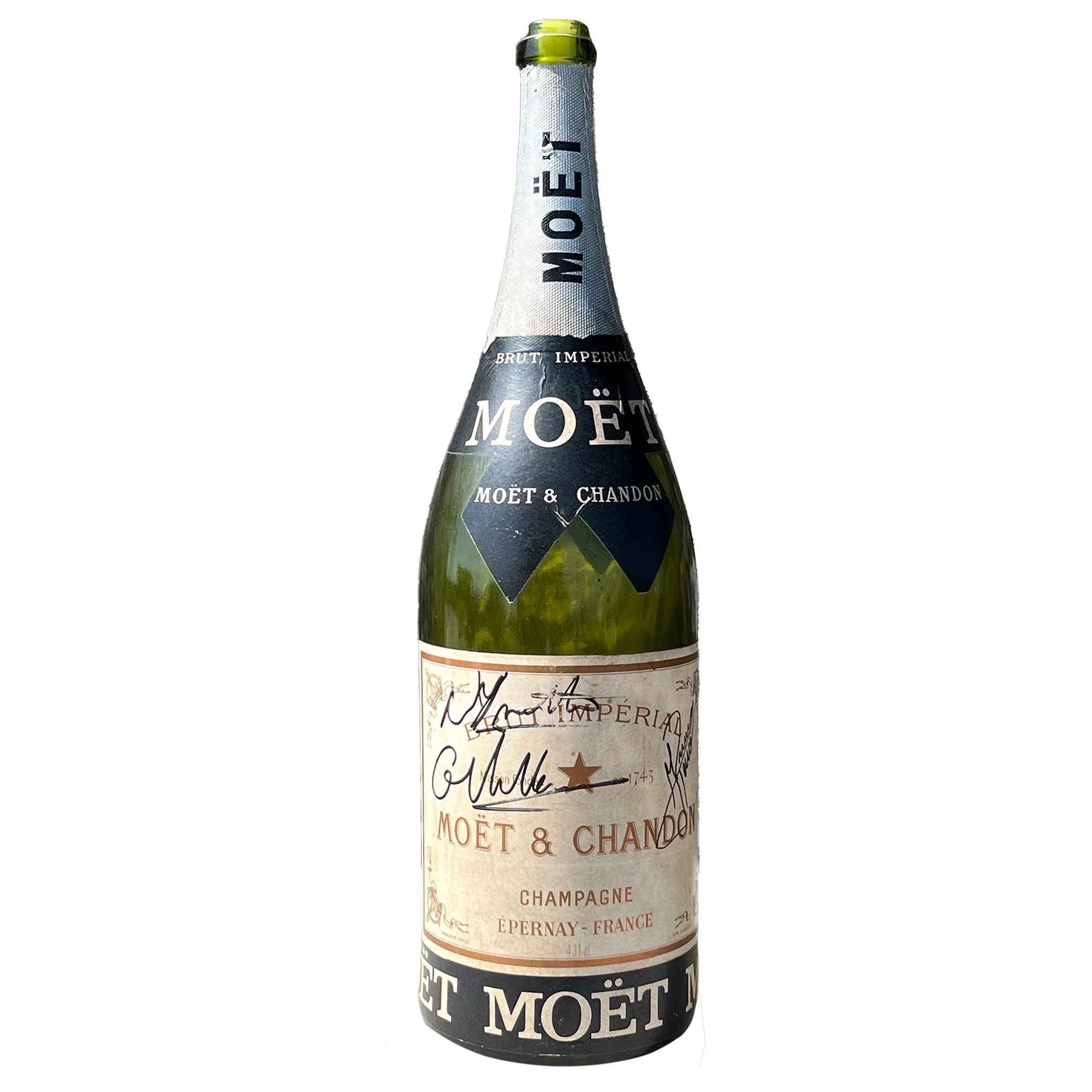 Lot 15 - 1979 Gilles Villeneuve, Jean-Pierre Jabouille & René Arnoux Signed French Grand Prix Podium Champagne Bottle_01.jpg