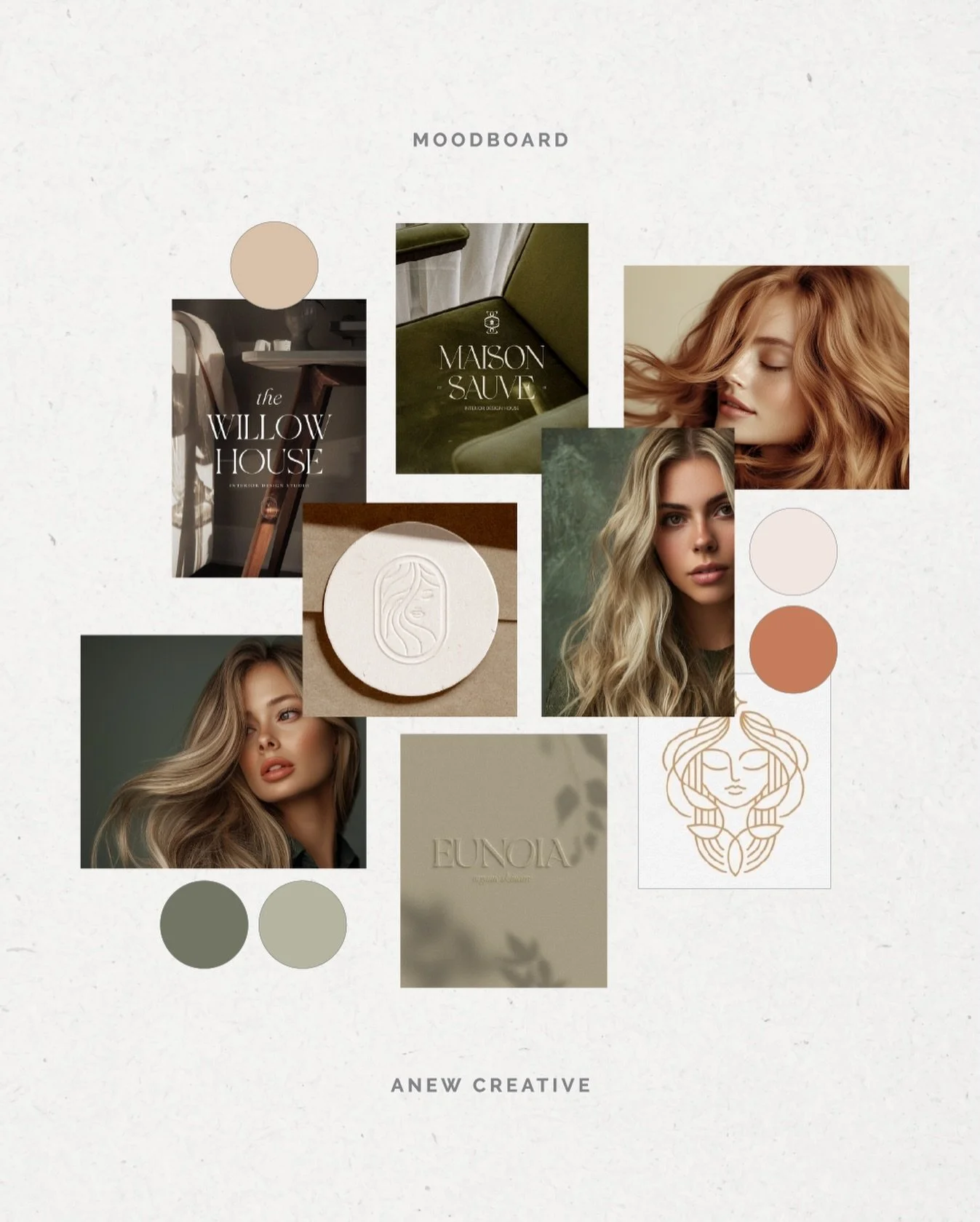 A little peek at the moodboard behind the new look for @shaetahair 

Warm, calming and full of heart, this moodboard was created to reflect everything that makes Shaeta Hair so special. Think soft greens and warm terracotta tones, inspired by a space