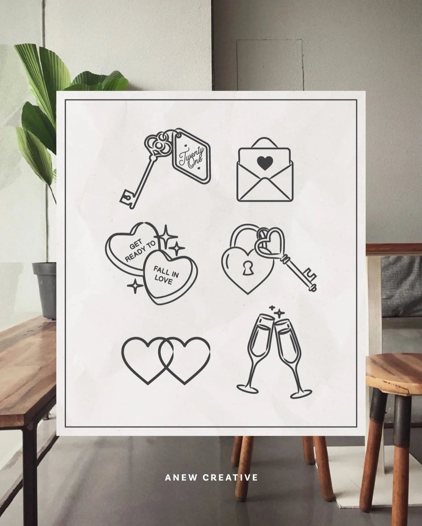 When your brand is built around love, connection and a little bit of matchmaking magic, the illustrations have to match the vibe 💘

These cute icons were created for @cupid_real_estate_alexjurgens and every little detail was designed to reflect her 