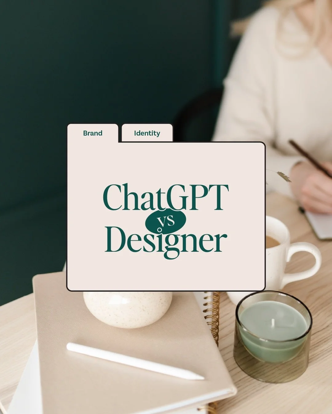 ChatGPT vs. Brand Designer💪

I gave ChatGPT the same brief I gave myself.
Same name. Same vibe.
Two very different outcomes.

There is no doubt that AI is incredible. As a solopreneur, AI has helped me in more ways than I can count, saving me so muc