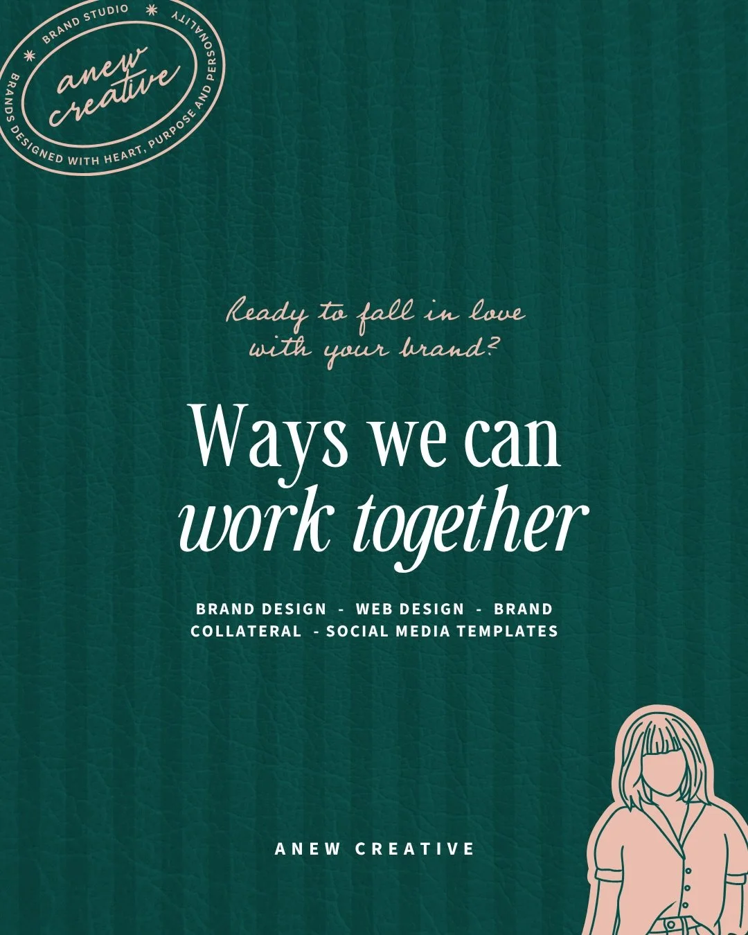 Wondering what it&rsquo;s actually like to work with me? 

Think of me as your creative sidekick. The one who gets just as excited about your business as you do, asks all the questions you haven&rsquo;t thought of yet and gently reminds you that your