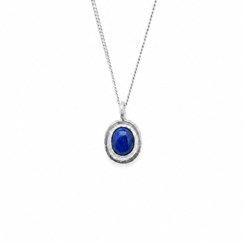 Lapiz Crater Pendant Silver