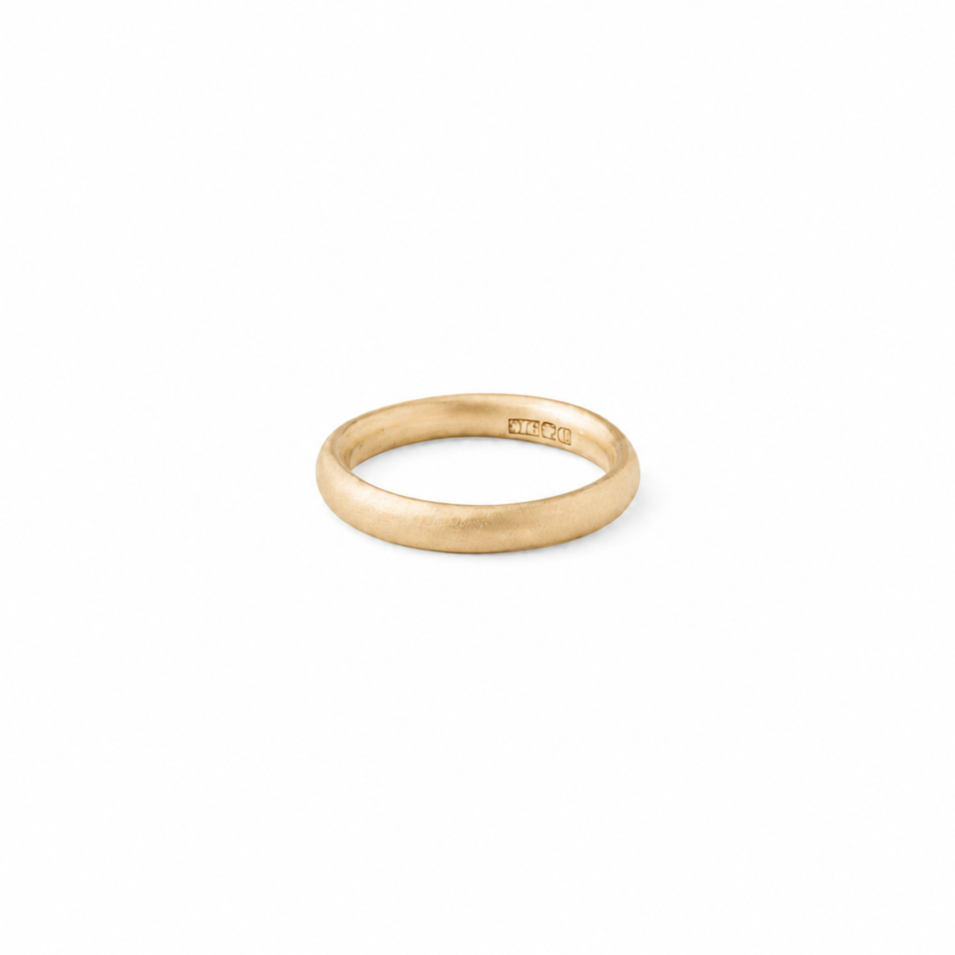 Rounded Stacker Band Gold
