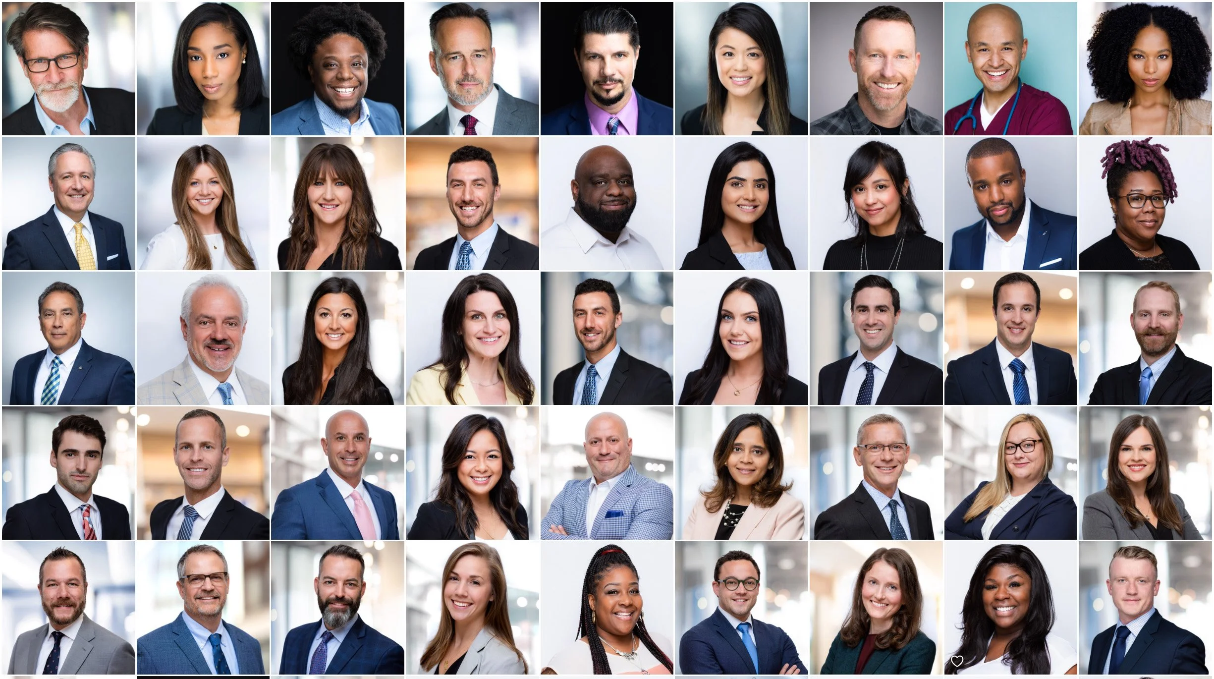 grid of business headshots