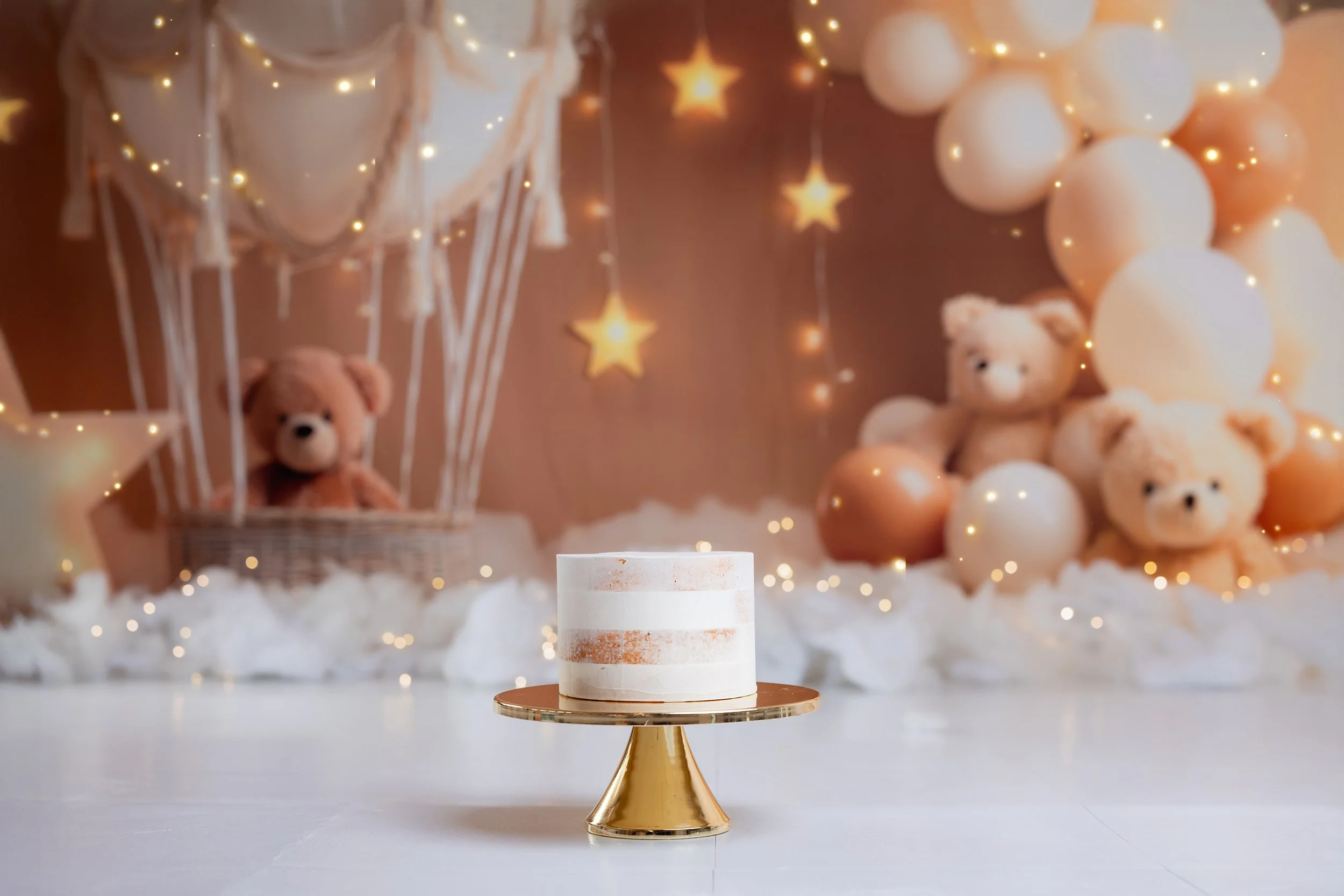 #3 - TAN HOT AIR BALLOON TEDDY