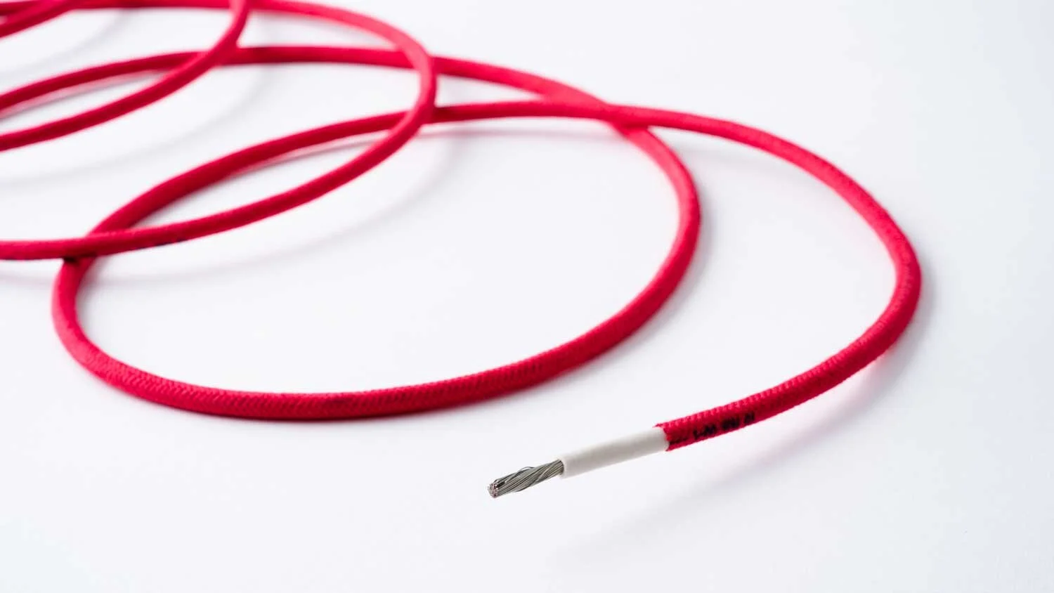 1 Meter Vintage Telefunken Cotton Insulated Cable - Pure Stranded Copper - NOS