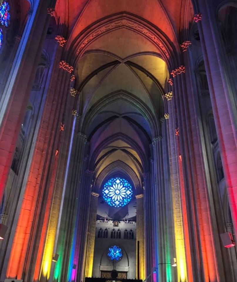 Happy Pride! The Cathedral of St. John the Divine in New York City :  r/Christianity