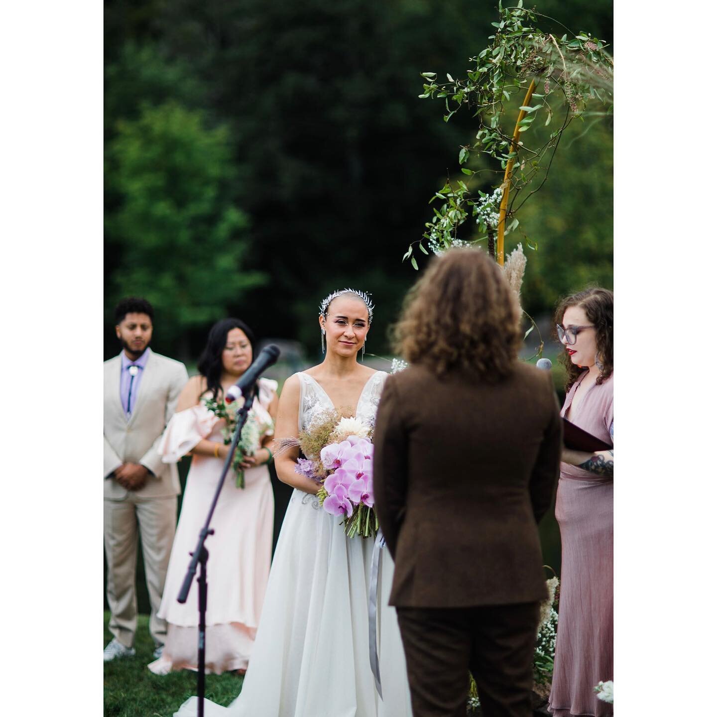 A bold yet ethereal and whimsical bouquet to encapsulate this bride&rsquo;s love of smokebush and orchids