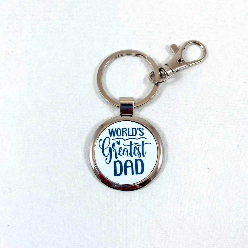 World's Greatest Dad Keychain