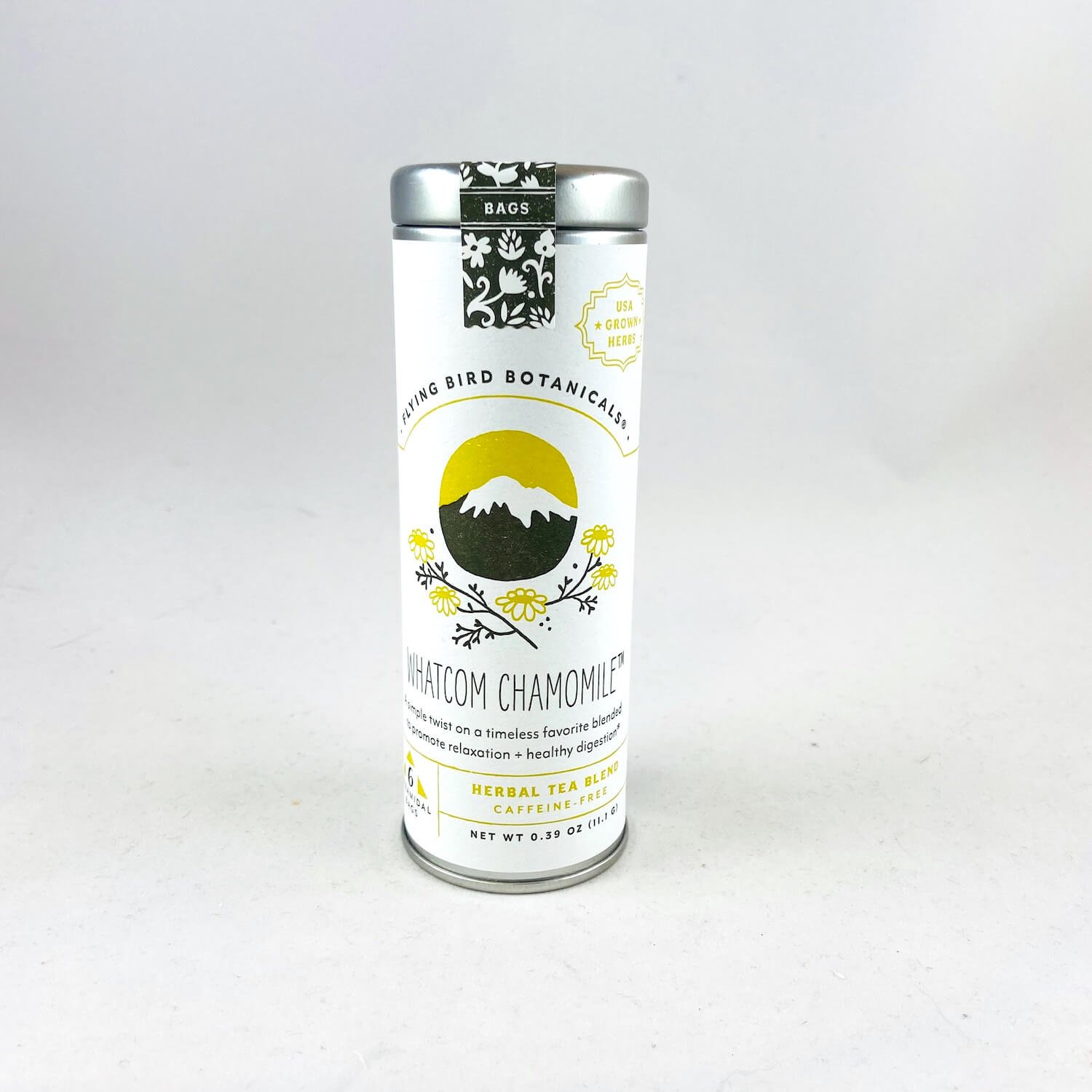 Whatcom Chamomile tea from Flying Bird Botanicals