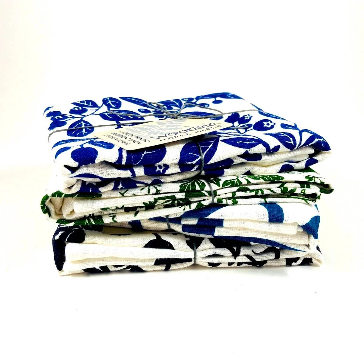 Linen Tea Towel • Woodsia