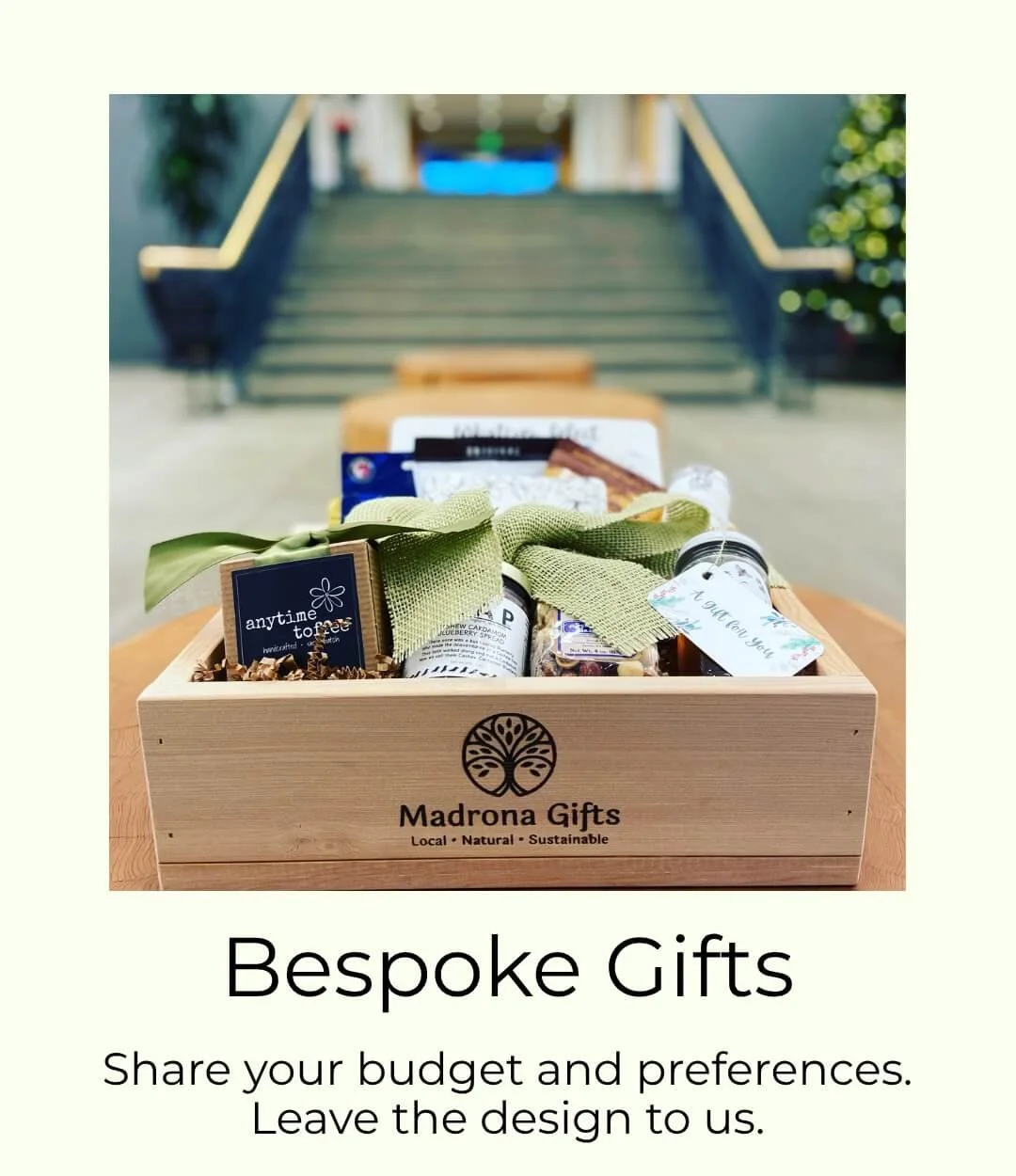 Let us help you design the perfect gift for clients, partners, or employees.