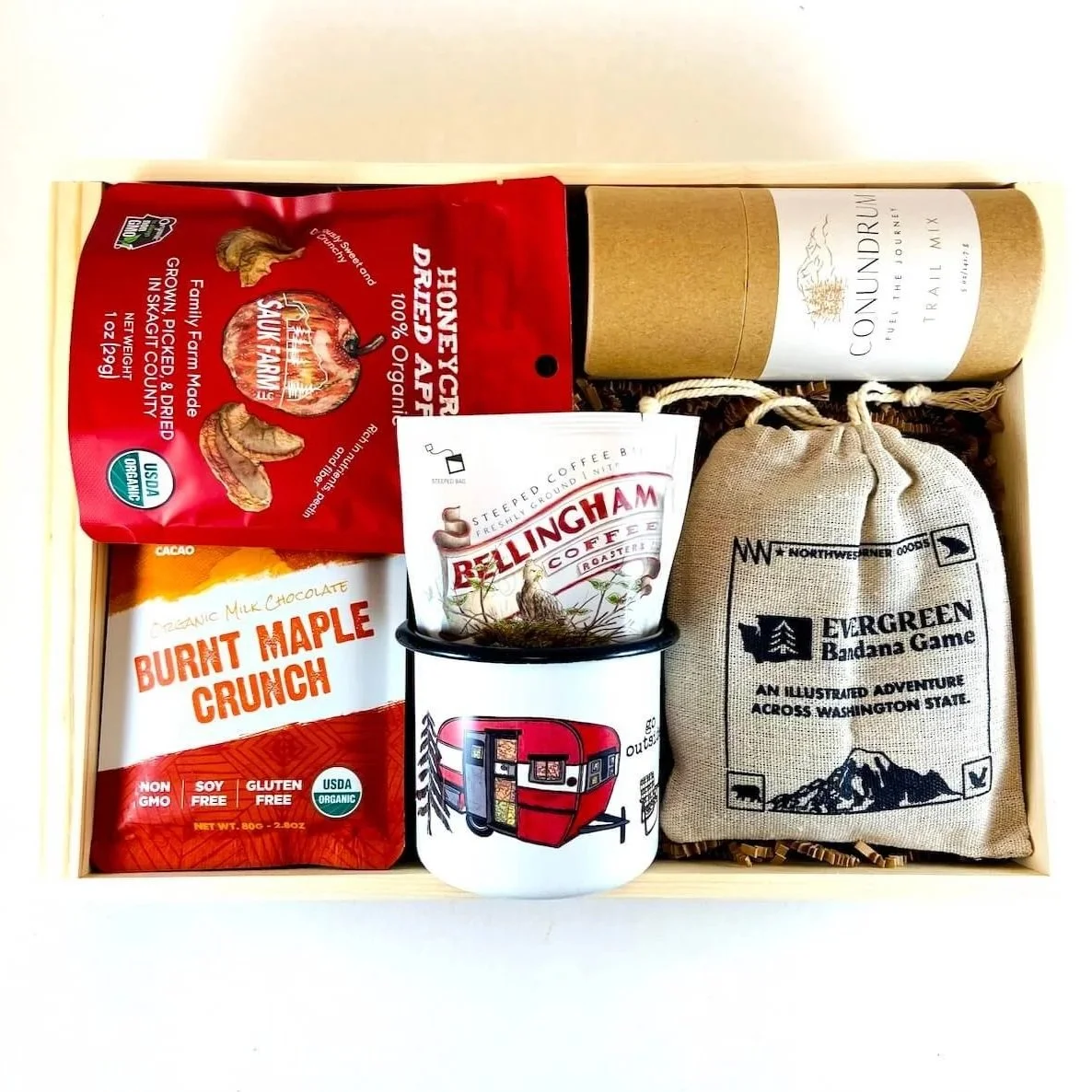 Happy Camper Gift Box for camping