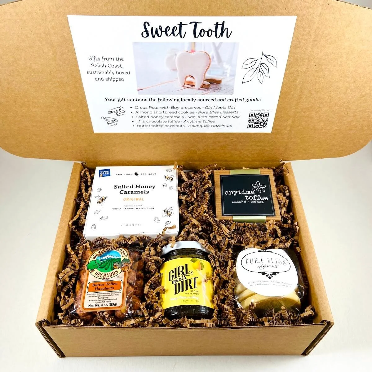 Sweet Tooth gift set with 5 items