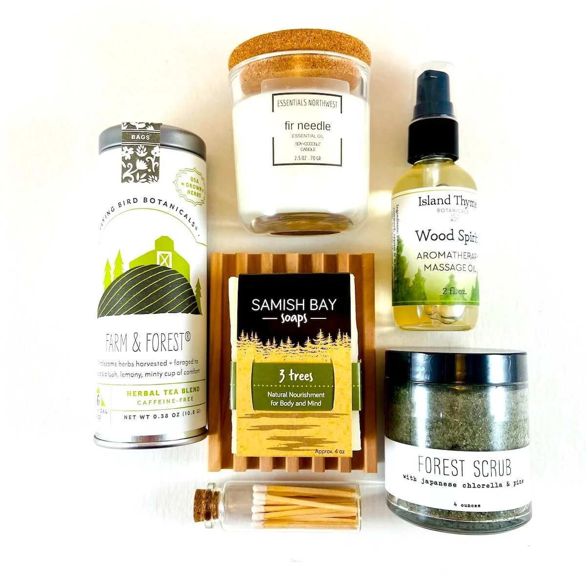 Forest Bathing bath and body gift set