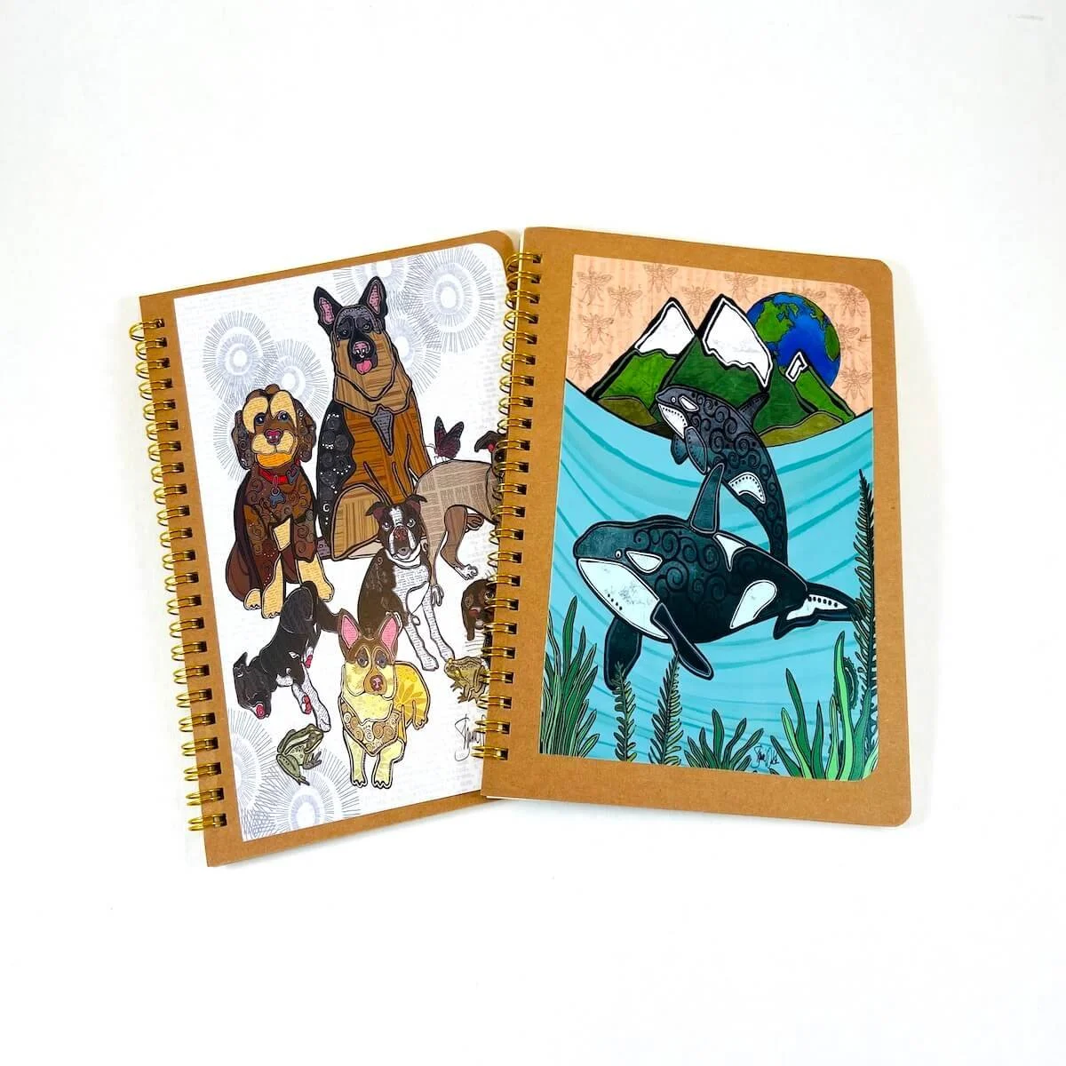 Spiral Drawing Notebook • Fat Dragonfly Collection