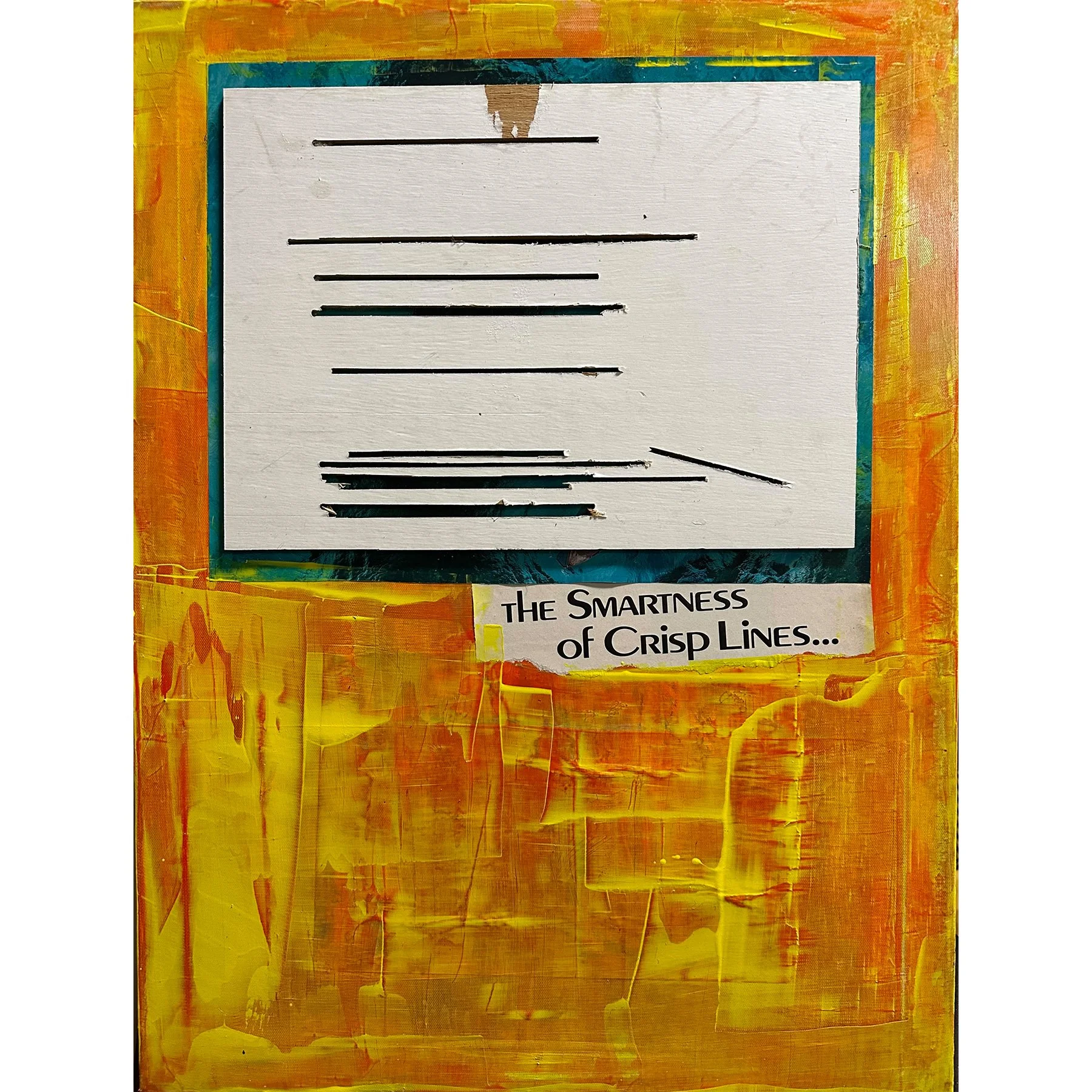 smartness of crisp lines - 2026, 2' 1/4" x 1' 6"