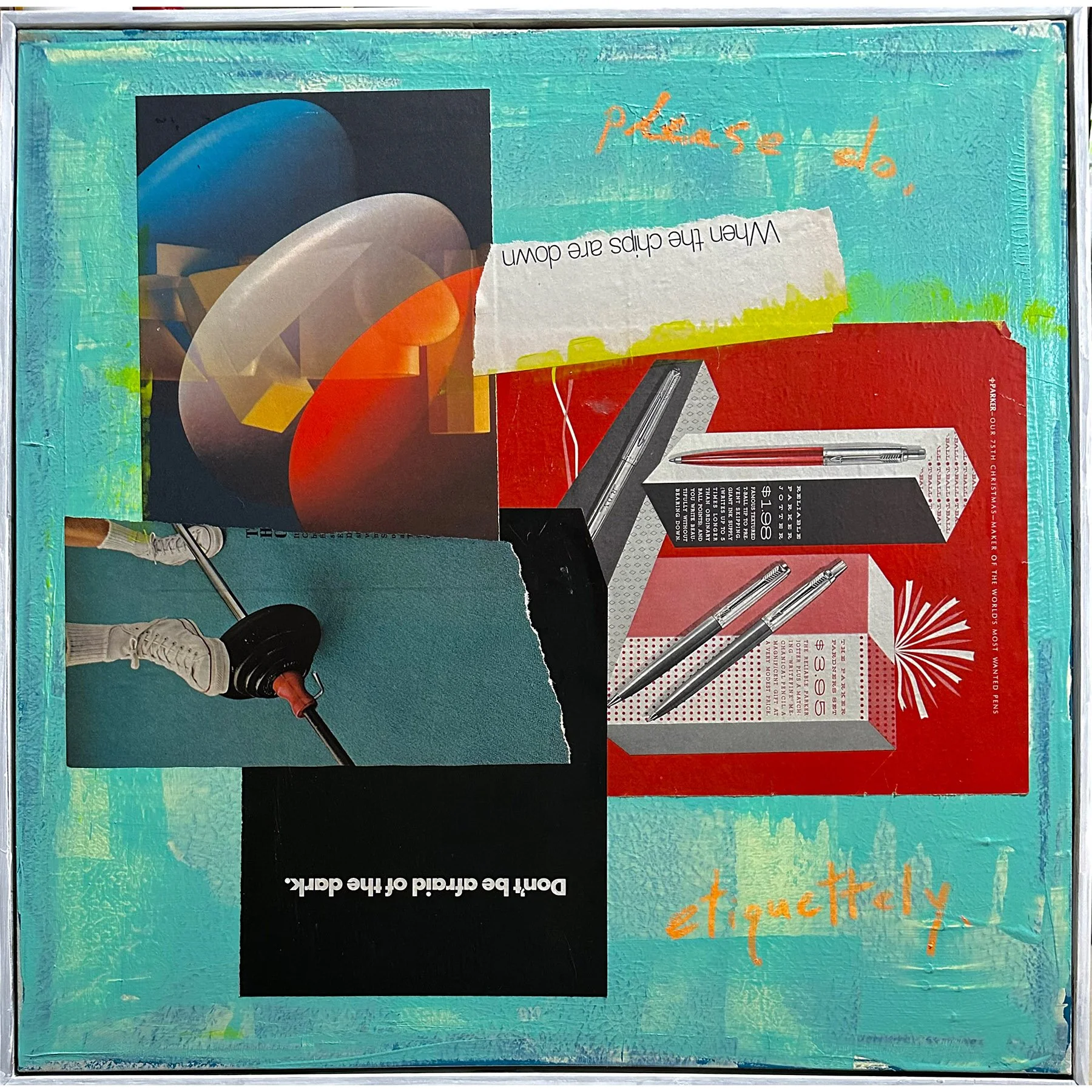 please do, etiquettely - 2026, 3' x3'