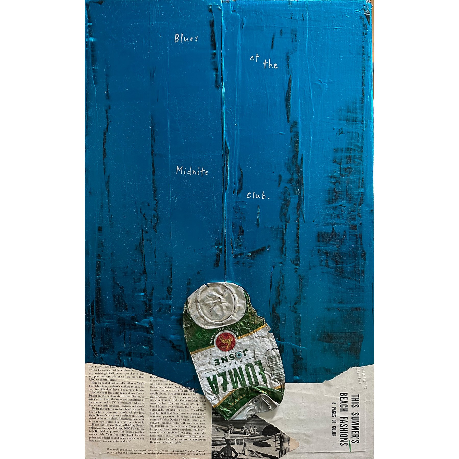 blues at the midnight club - 2026, 1' 10" x 1' 2"