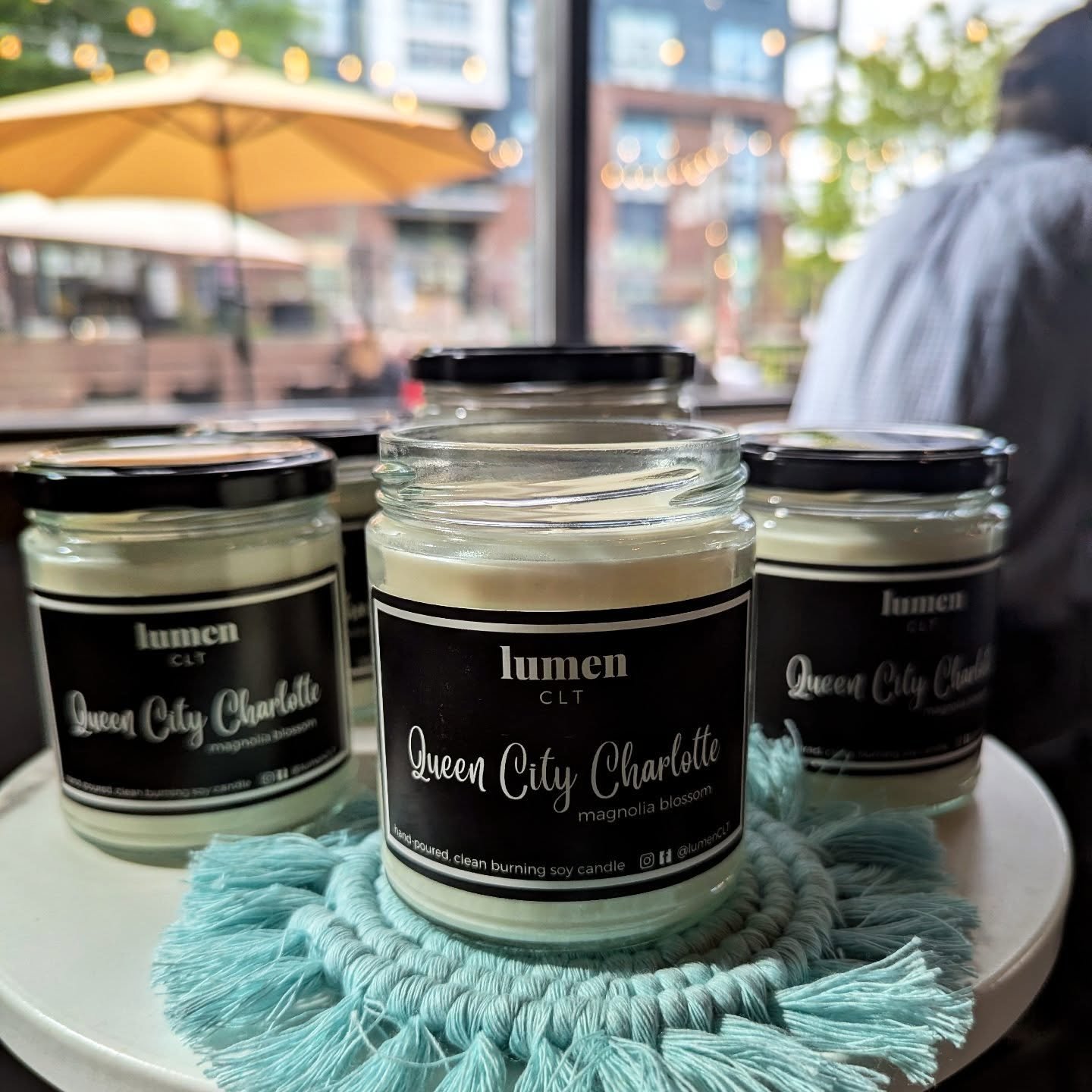 Visitors in town? Give them the perfect takeaway 🤩. Queen City Charlotte is magnolia blossom 🌸 

lumenclt.com

#queencity #smallbusinessclt #cltcandlemaker #soycandlesclt #cleanburning