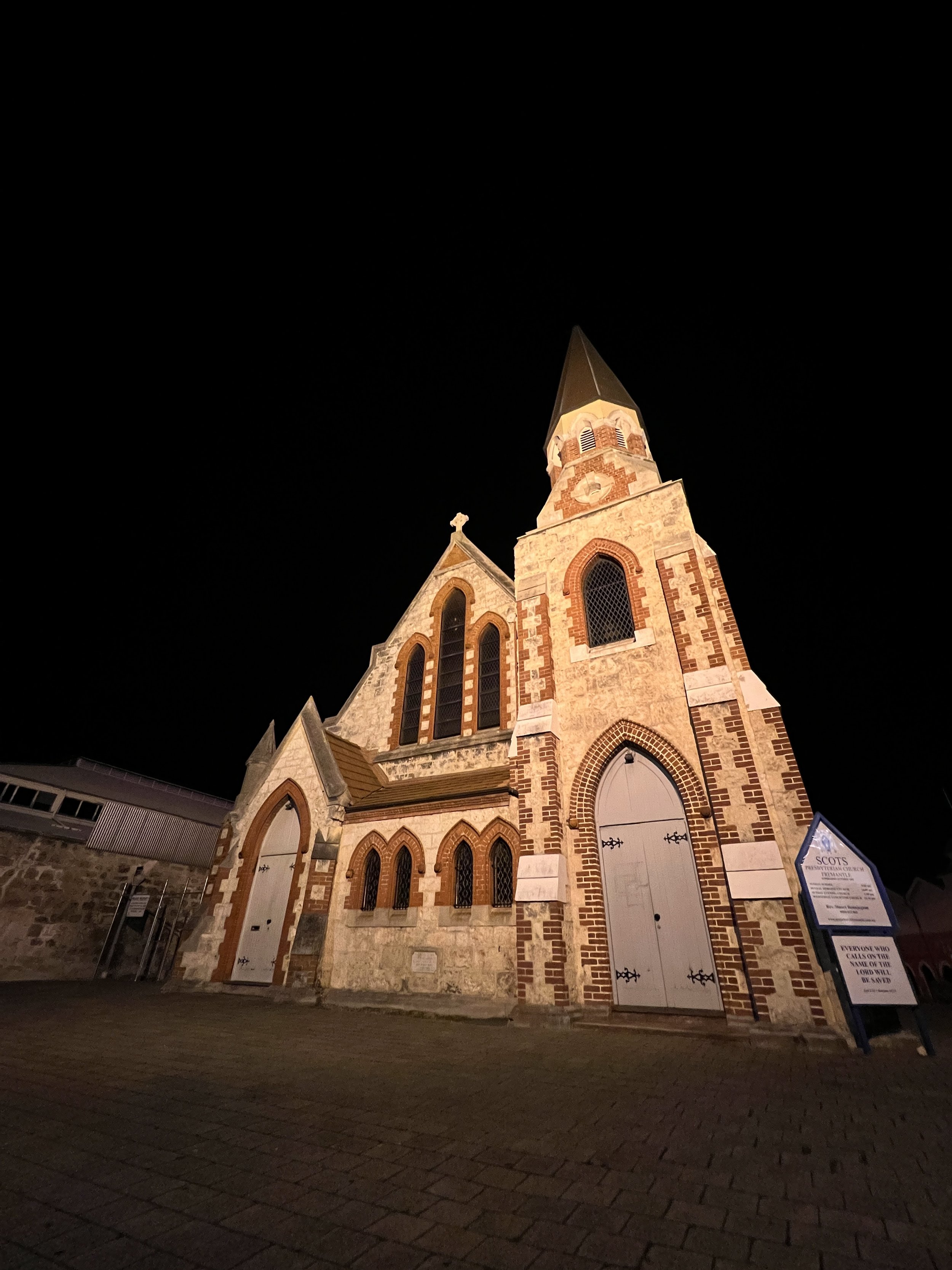 The church at night