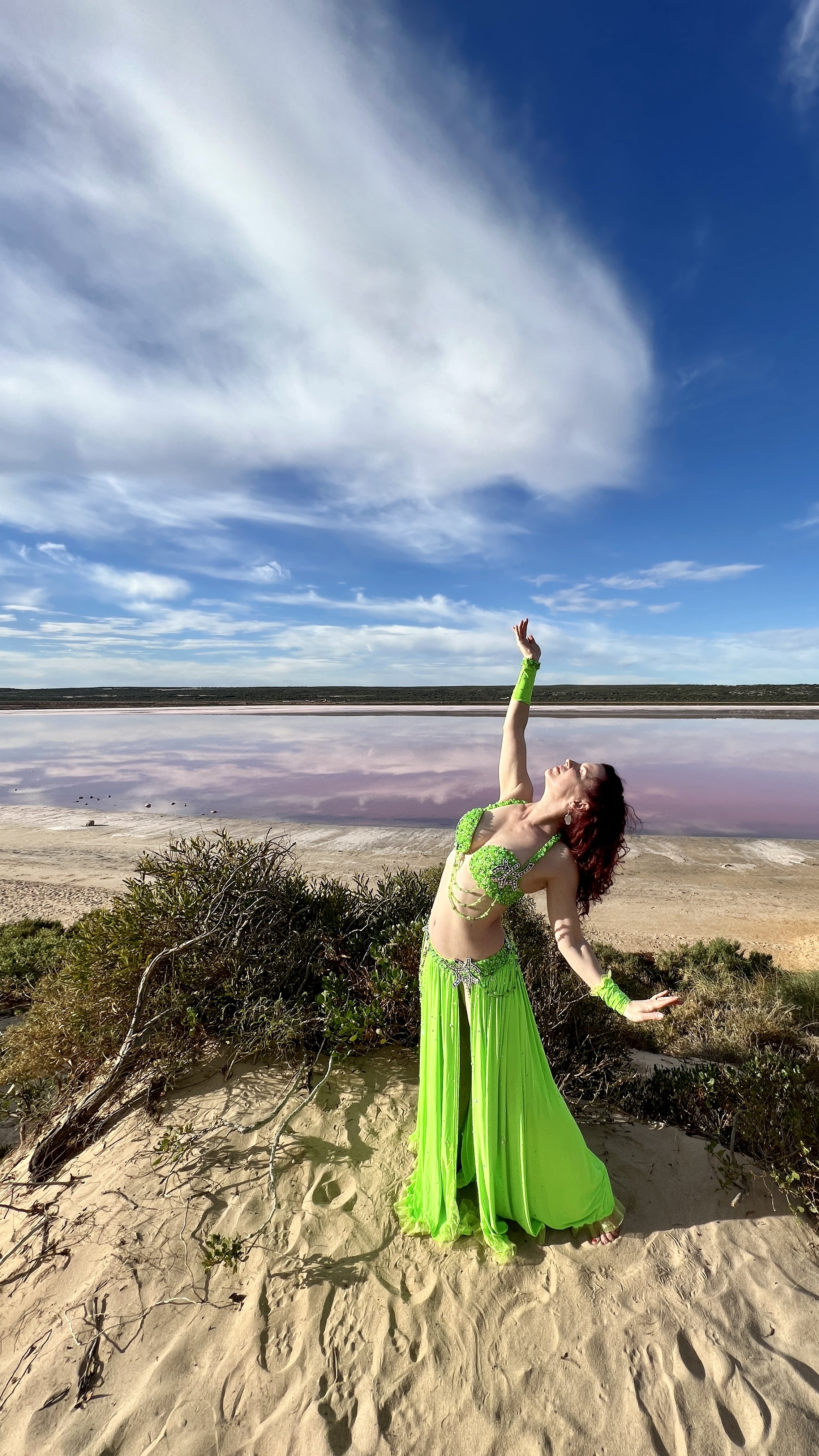 Hutt Lagoon is about 6 hours north of Perth