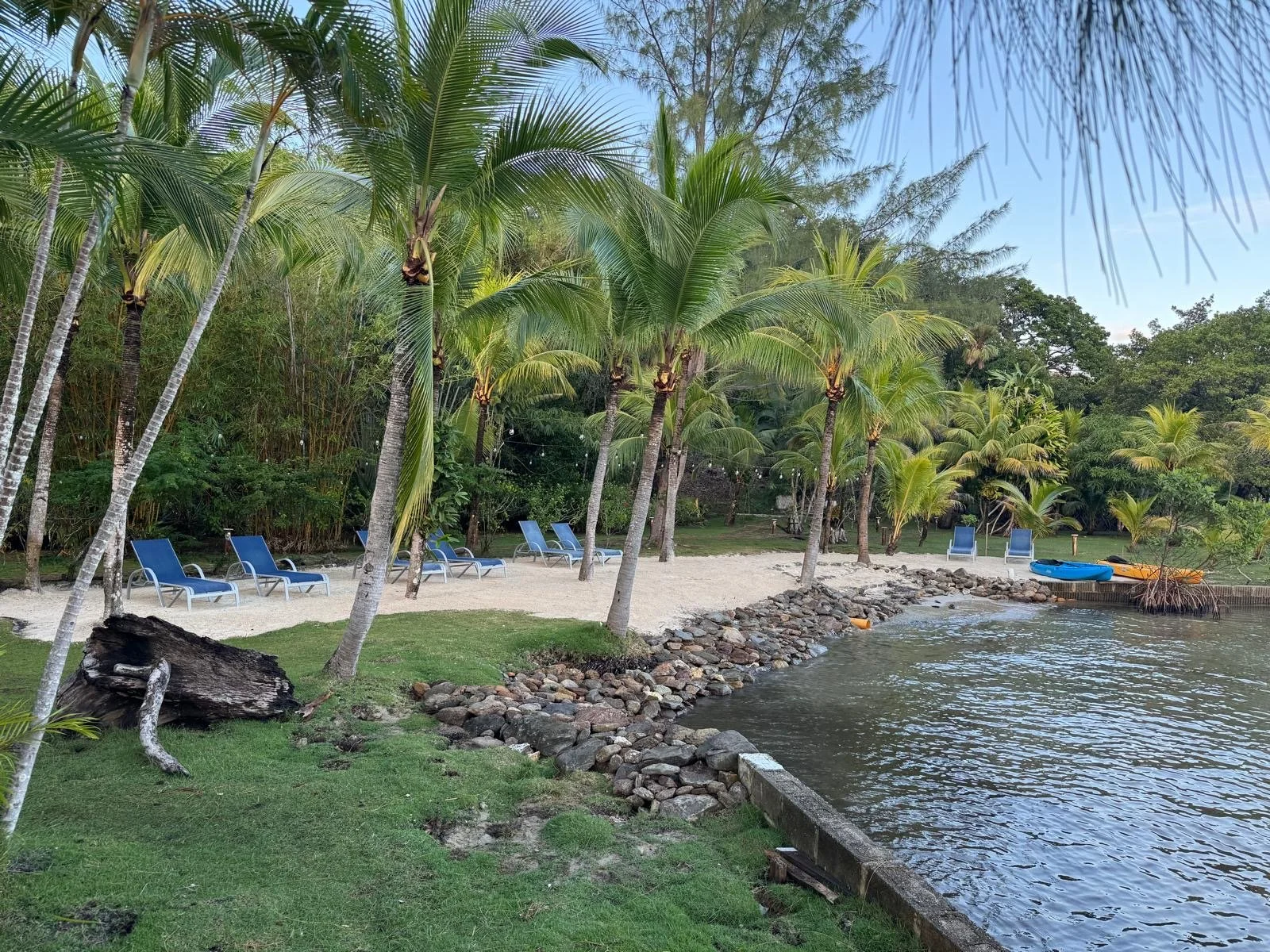 Private Beach for yoga retreat in Roatan.JPG