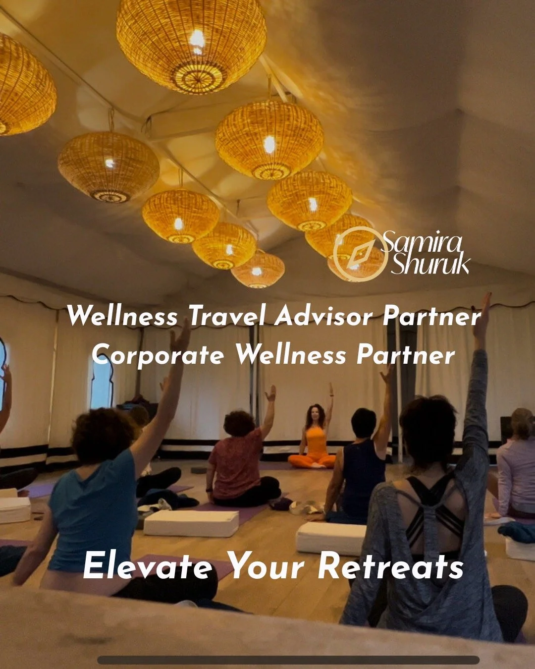 Travel Advisors & Event Planners: Add world-class wellness to any retreat.
✓ 40 years teaching expertise
✓ Multi-discipline certified instructor
✓ All 5-star reviews
✓ 25 years cultural dance performer
✓ Cultural fluency across 5 continents
✓ Pac
