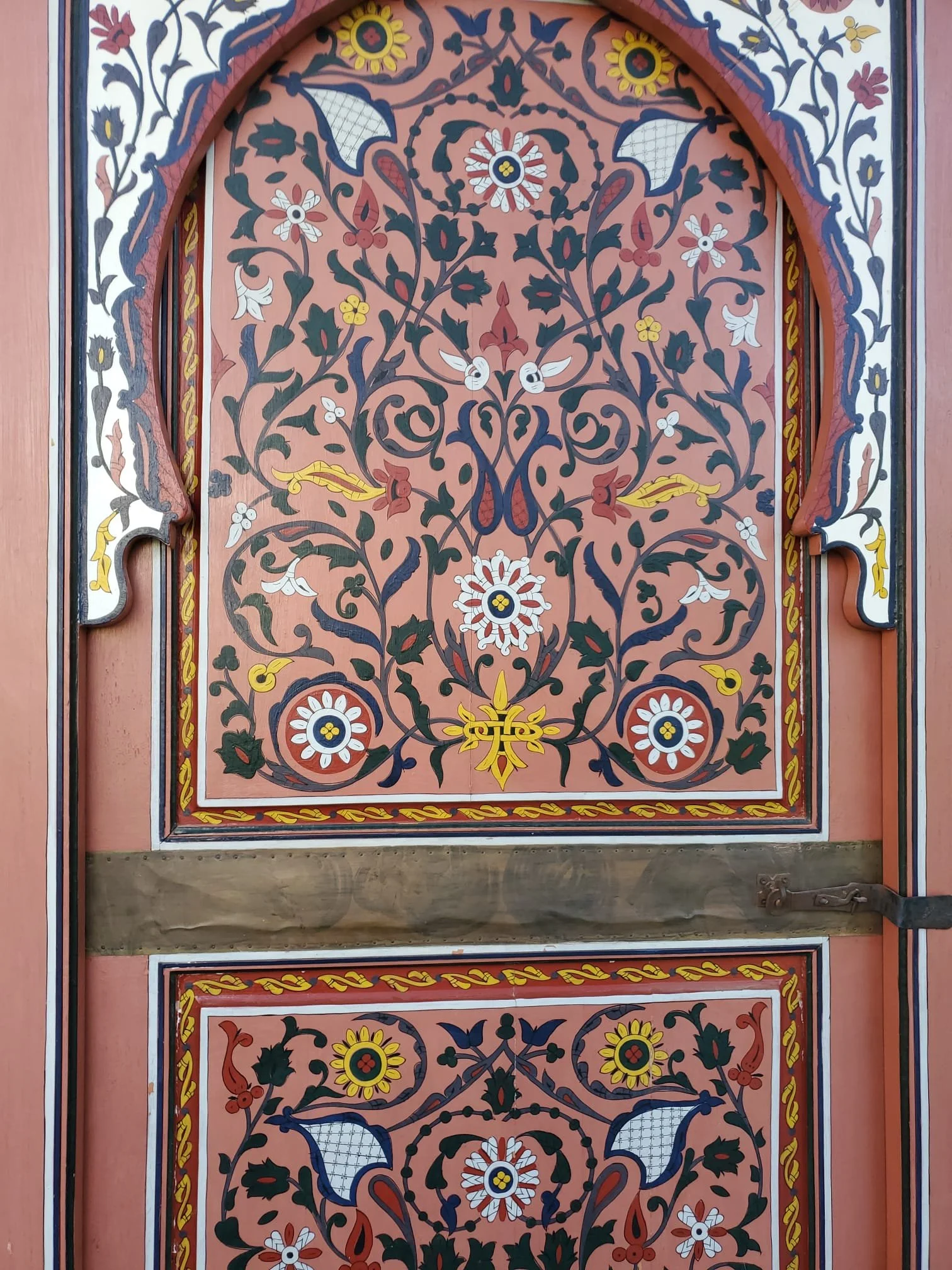 handprinted door in Marrakech small group tour.jpg