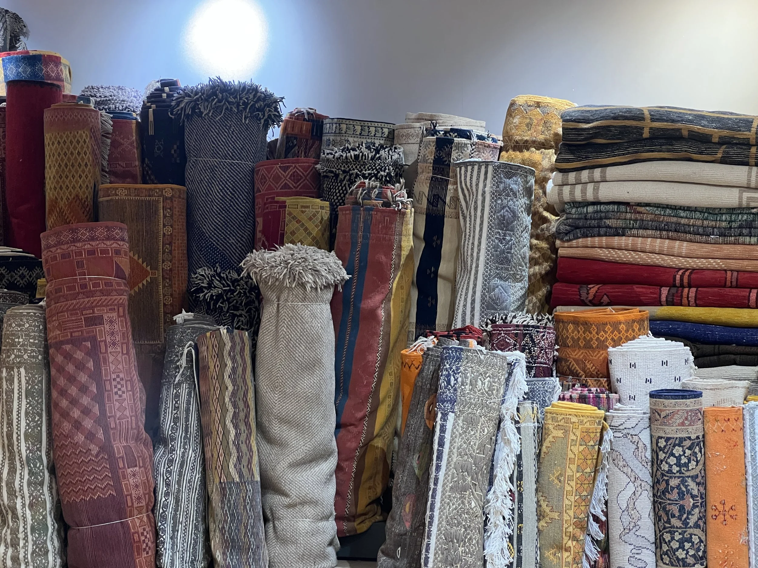 Amazigh rugs learn how wellness retreat in Morocco.JPG