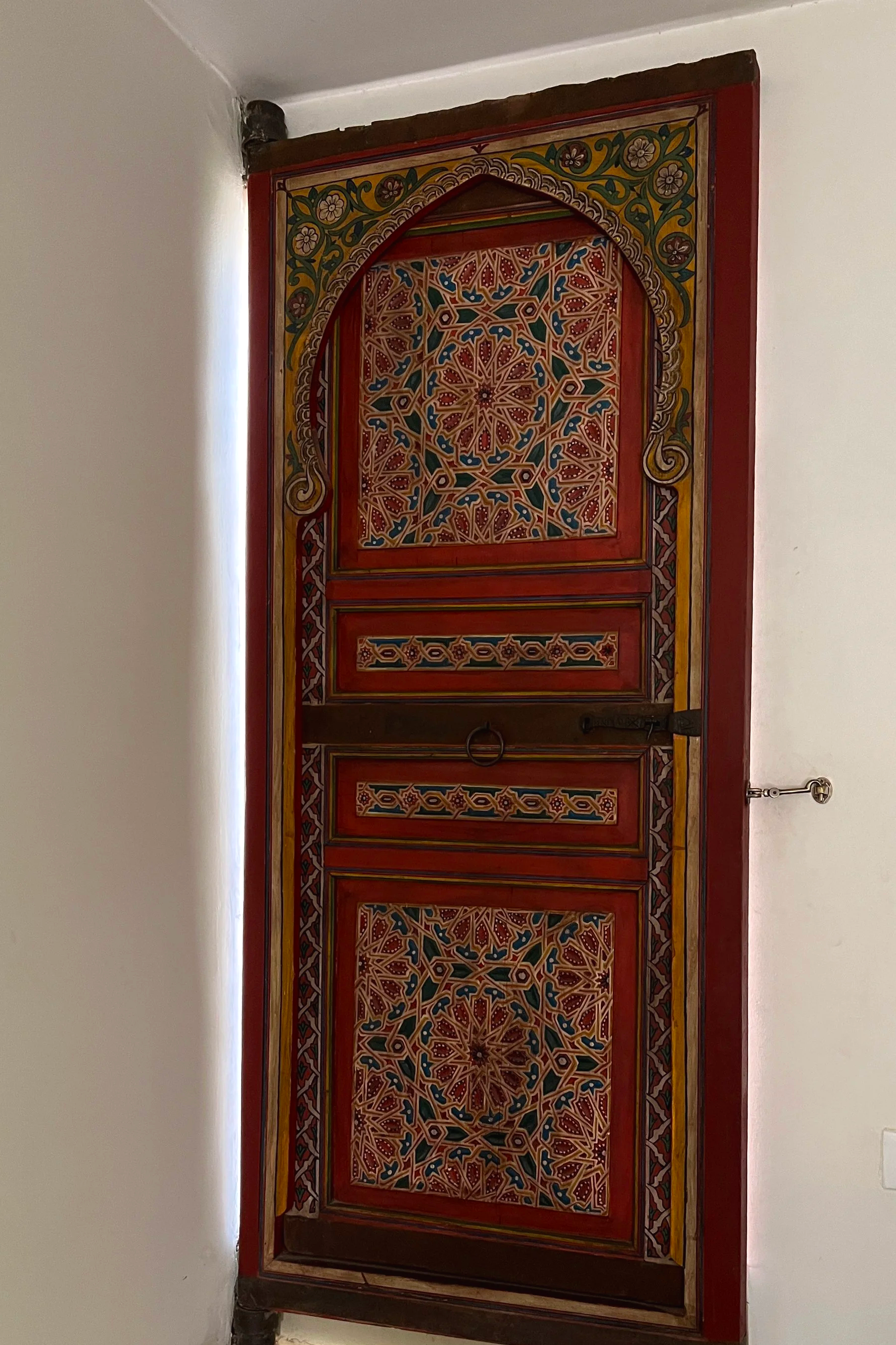 Door in Marrakech riad for yoga retreat.png