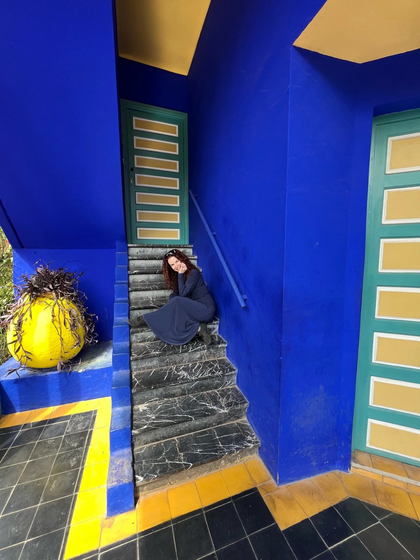 That blue. You know the one.
Jardin Majorelle has been inspiring artists since the 1920s&mdash;first under painter Jacques Majorelle, then reimagined by Yves Saint Laurent.
I love wandering these gardens, spending time in the museum, and then getting