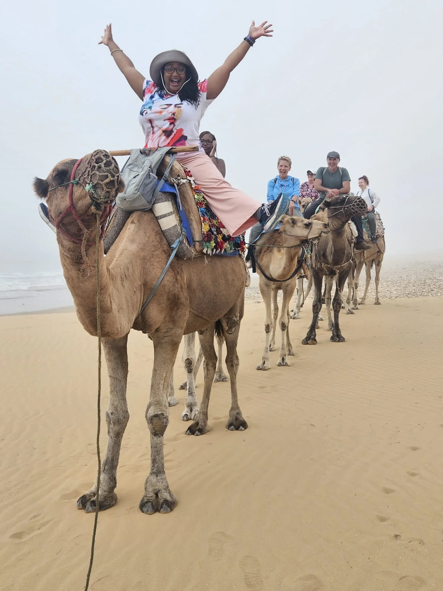 Morocco Essaouira Ro Camel Beach.JPG