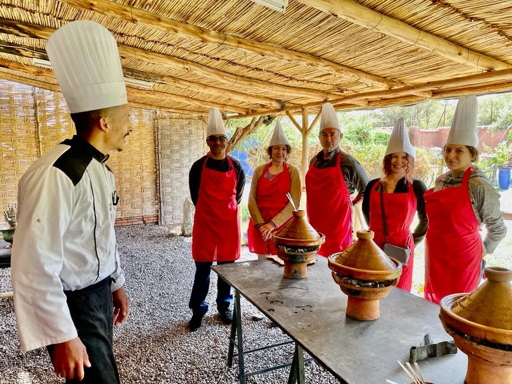 Culture and Yoga Retreat Travel cooking class in Marrakech with Samira Shuruk