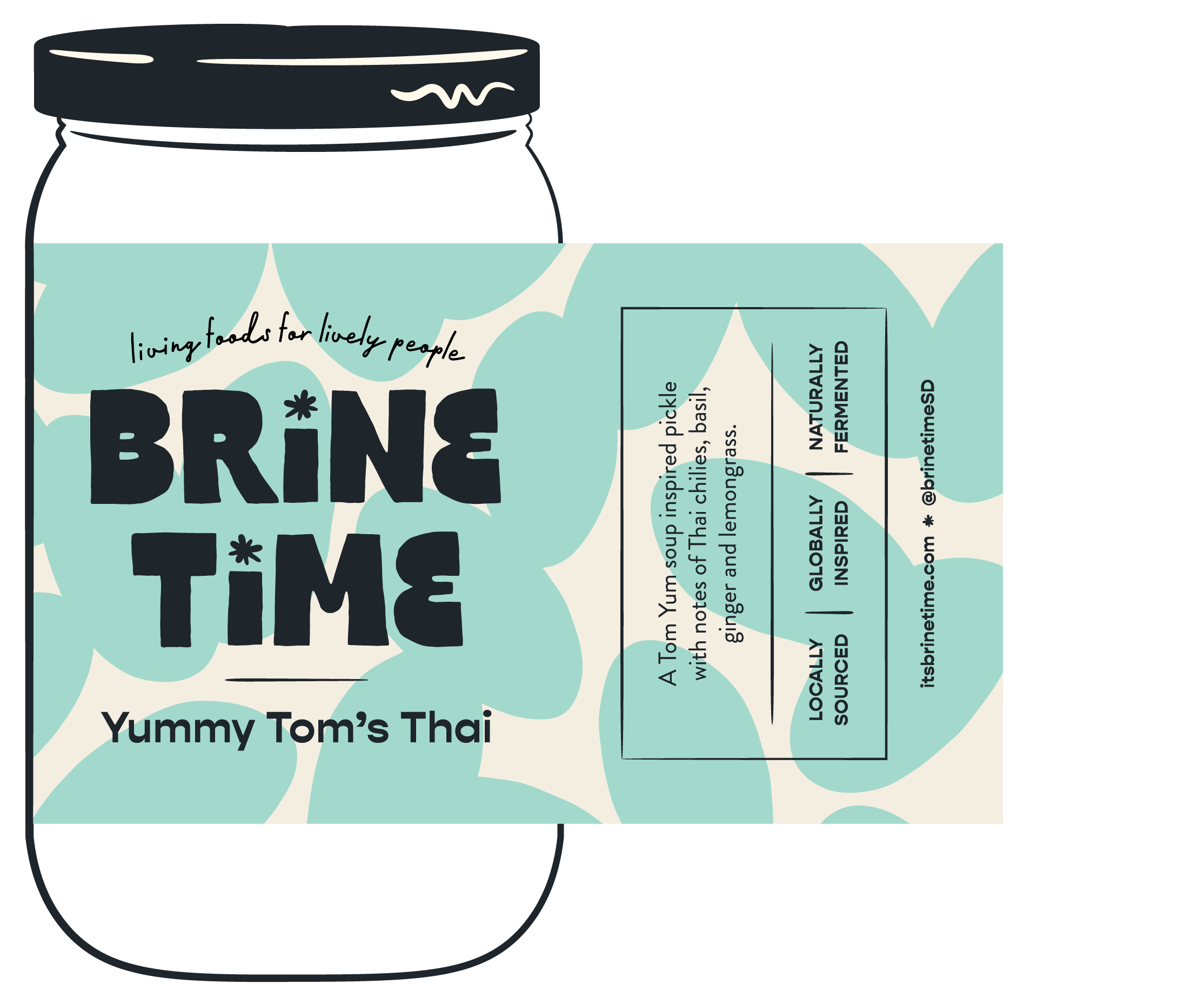 brine time label thai