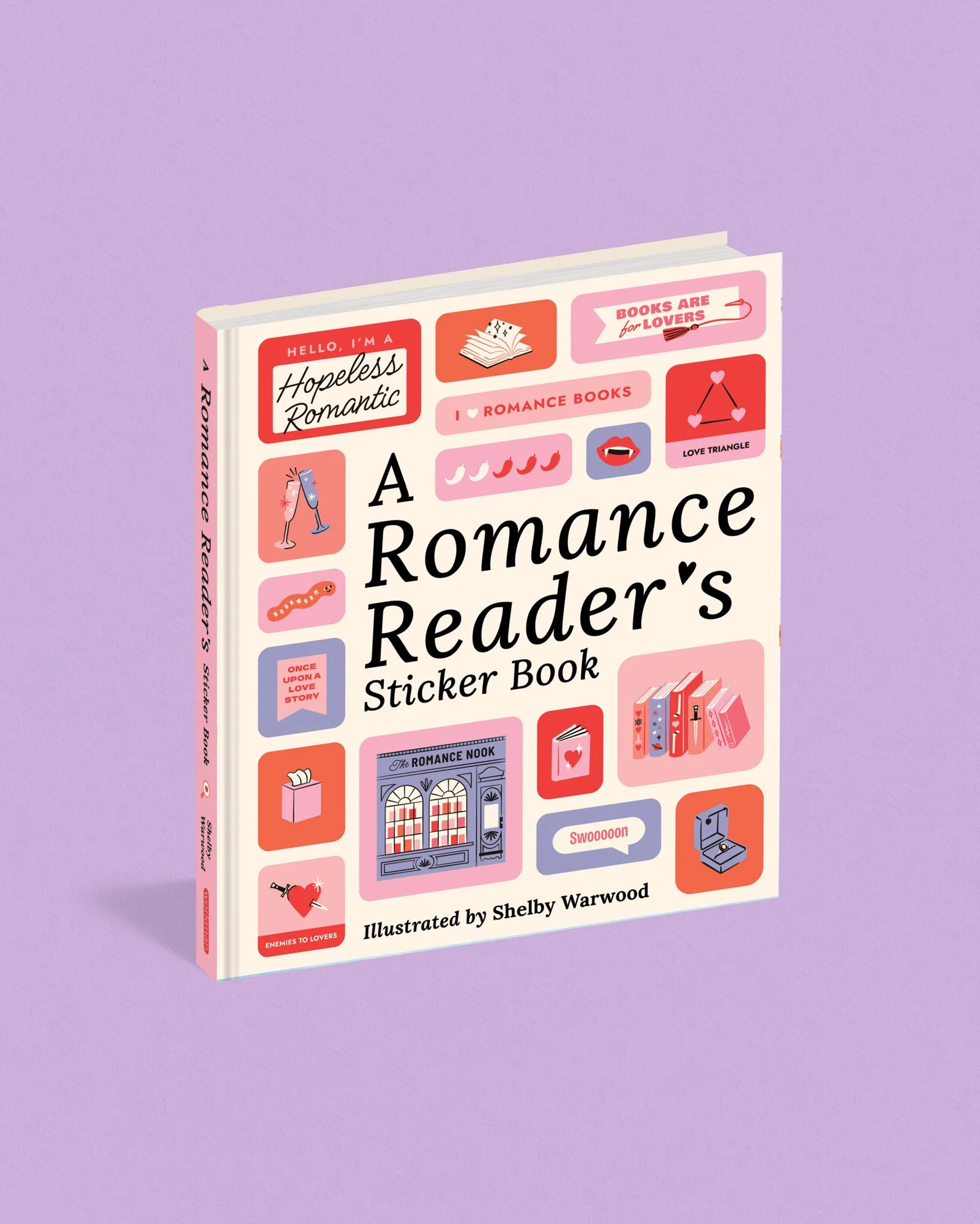 Illustrated Romance Readers Sticker Book (Print)(Illustration)