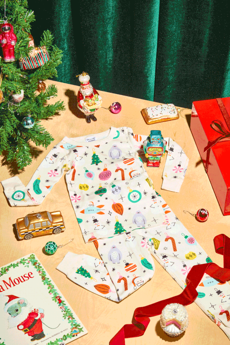 Smaller Things Festive Pajama Surface Patterns (illustration)(pattern)