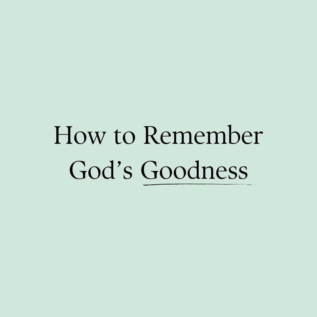 A deeper dive ⬇️

🙏 We meditate on the goodness of God. Meditation is speaking truths to our own hearts. In a sense it&rsquo;s preaching to ourselves. When we find ourselves forgetting the goodness of God- we act as a prophet to our own heart. 

🧎&
