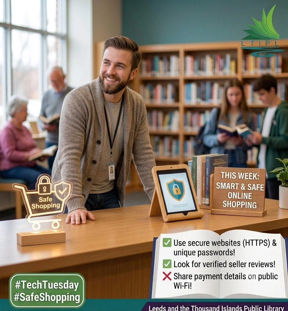 Welcome to #TechTuesday!
Online Safety Tips: Smart &amp; Safe Online Shopping

Shopping online is convenient, but staying alert protects your hard-earned money and sensitive personal details.

Before you hit "Checkout," check off this quick
