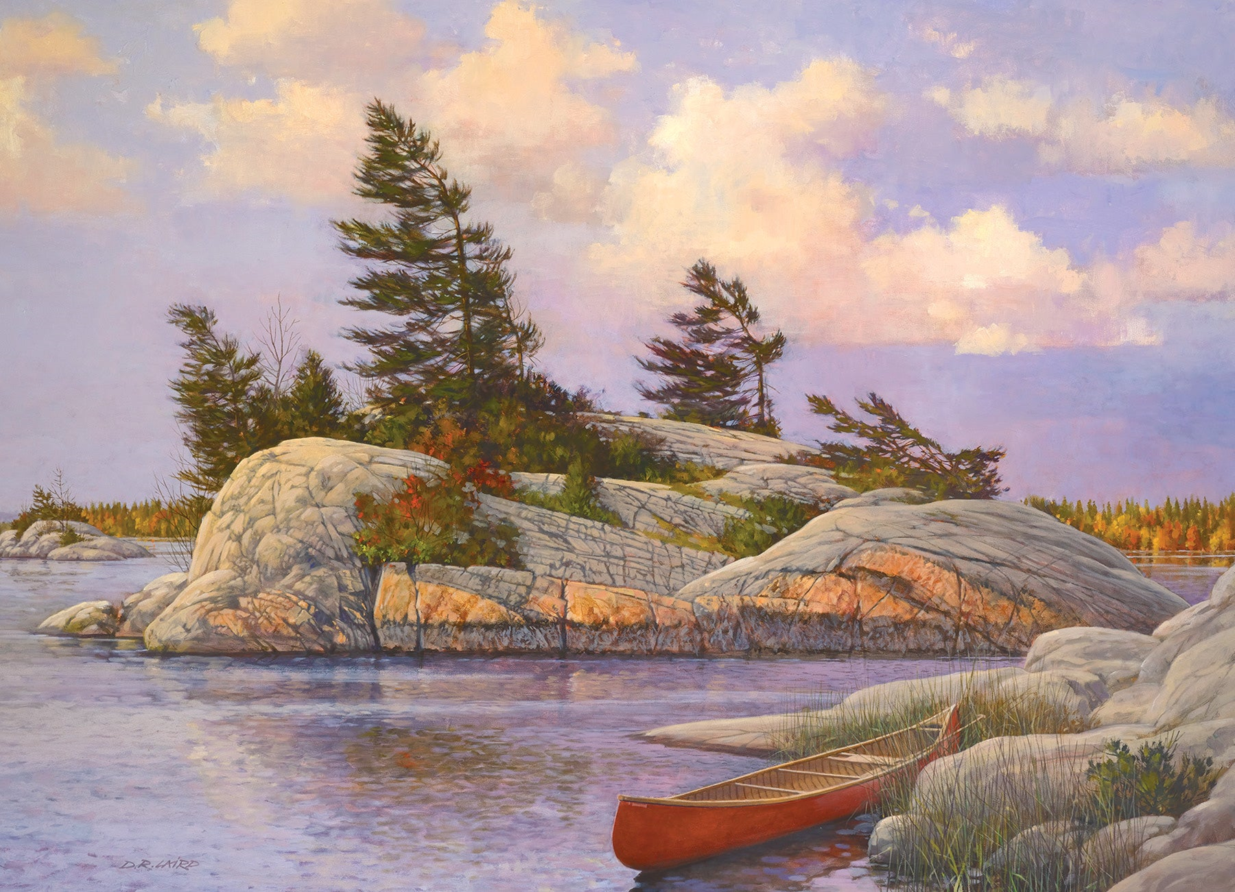 Red Canoe Jigsaw Puzzle