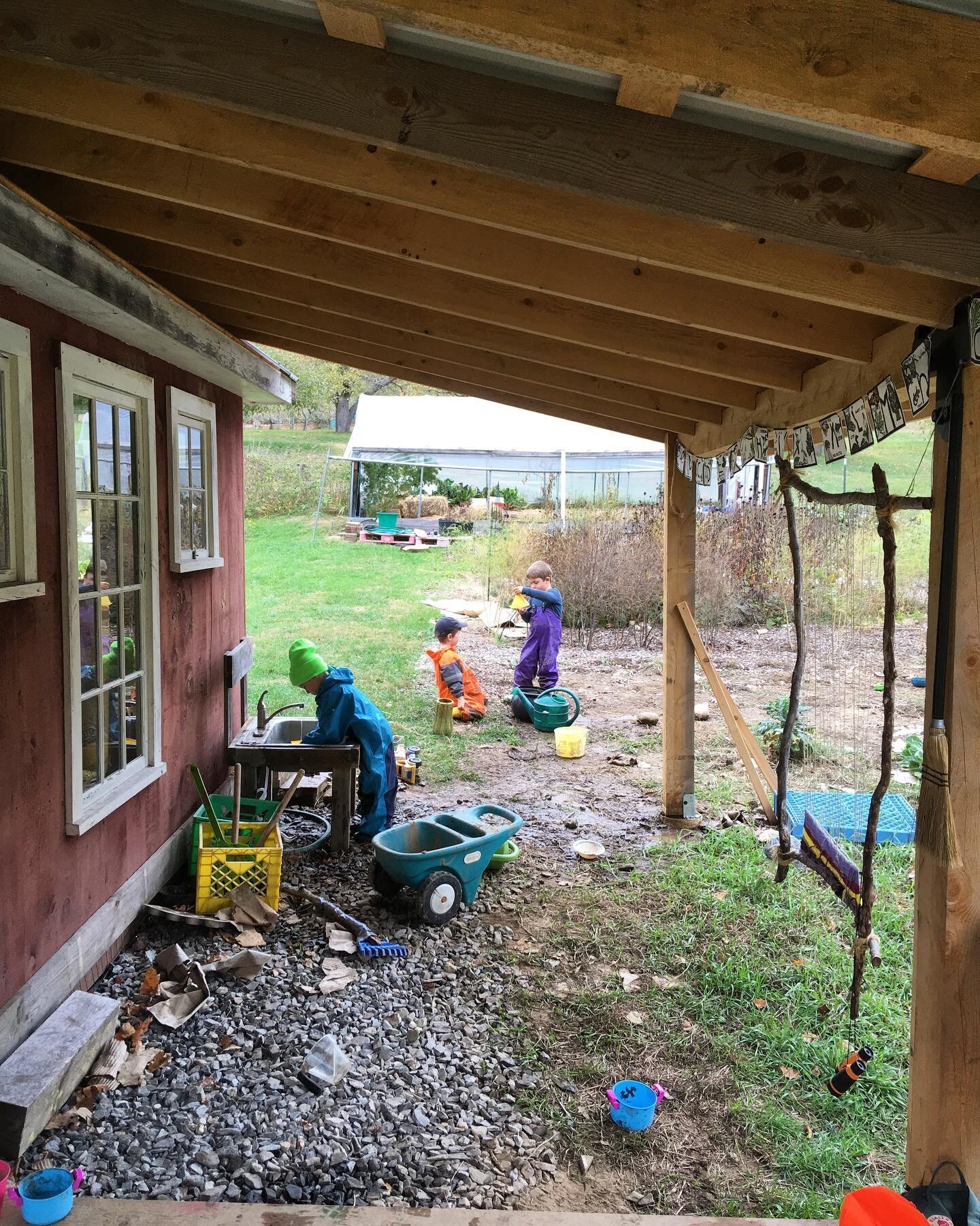 The trees are bare and the days are grey but the rain suits are bright and the chatter is joyful. This is WILD SCHOOL; our little outdoor homeschool collaborative. ✨