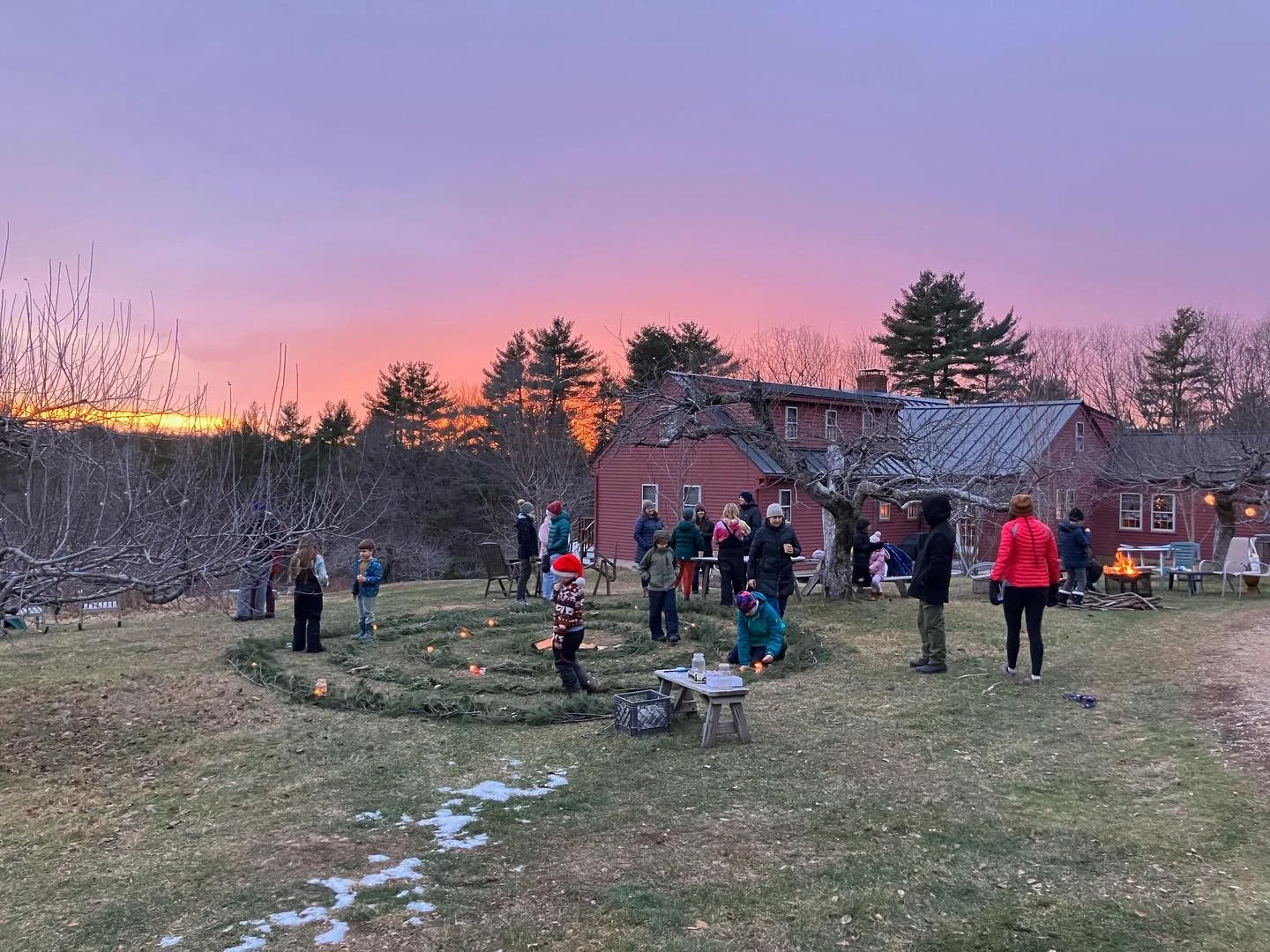 All the long echoes, sing the same delight, This Shortest Day, As promise wakens in the sleeping land: They carol, feast, give thanks, And dearly love their friends, And hope for peace. Happy Solstice ☀️