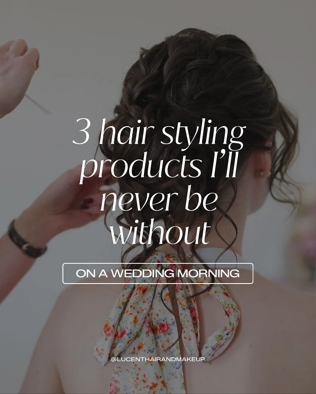 If you&rsquo;ve ever wondered what products I actually rely on during a wedding morning, these a few of the ones I&rsquo;d never be without 🙌🏻

Over the years I&rsquo;ve built (and rebuilt!) my kit more times than I can count. I&rsquo;ve tried hair