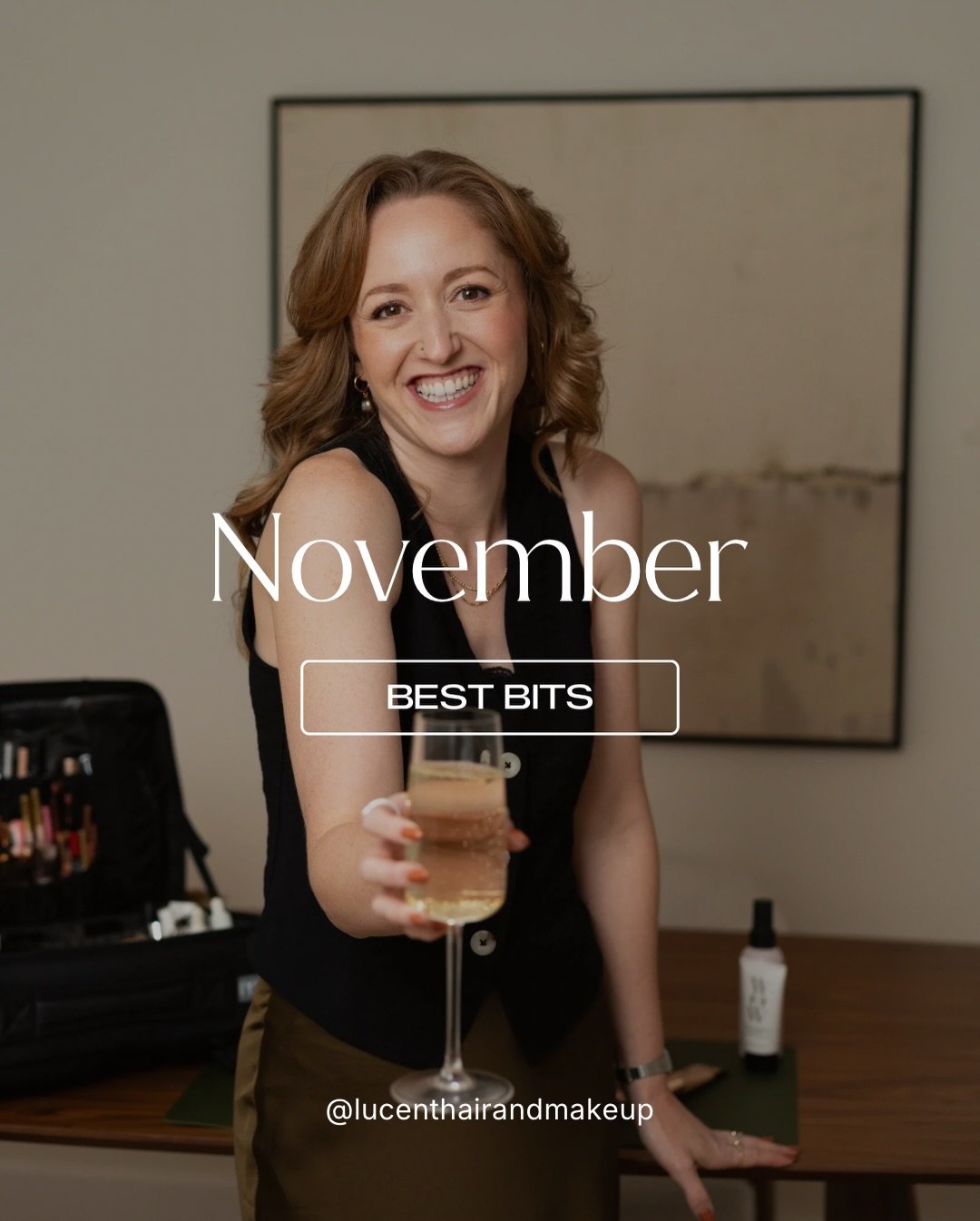 November - what a month you were!! Whilst weddings slowed down, I had time to be creative, relax a little, work on my branding, business, and website. And of course, attended the TWIA regional awards! 

1. Had the honour of doing hair and makeup for 