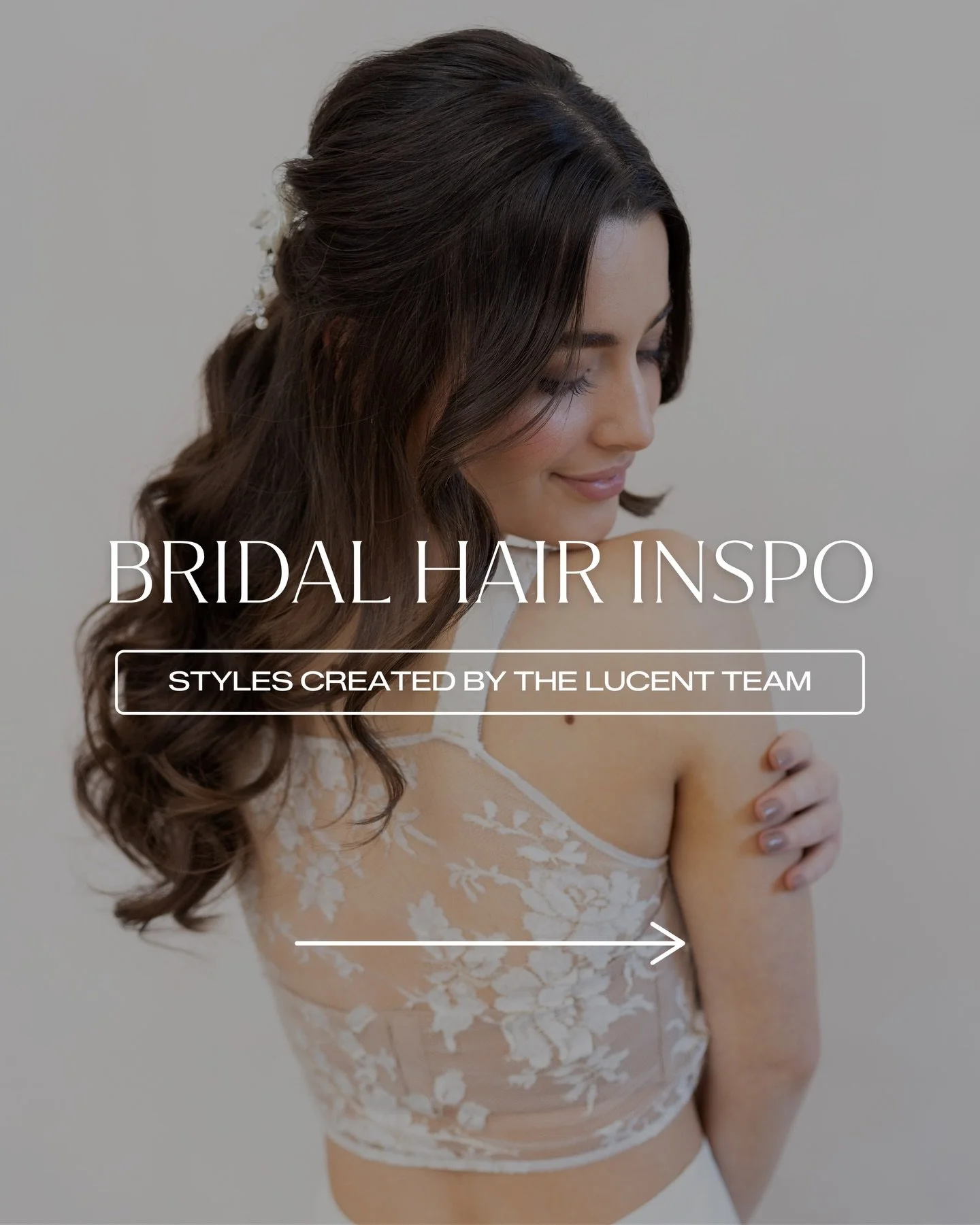 Every bride is different, and so is every hairstyle ❤️

From soft waves to boho updos, this is a small selection of beautiful hairstyles created by some of the Lucent Hair &amp; Makeup team.

The common thread? Effortlessly elegant, modern styles tha