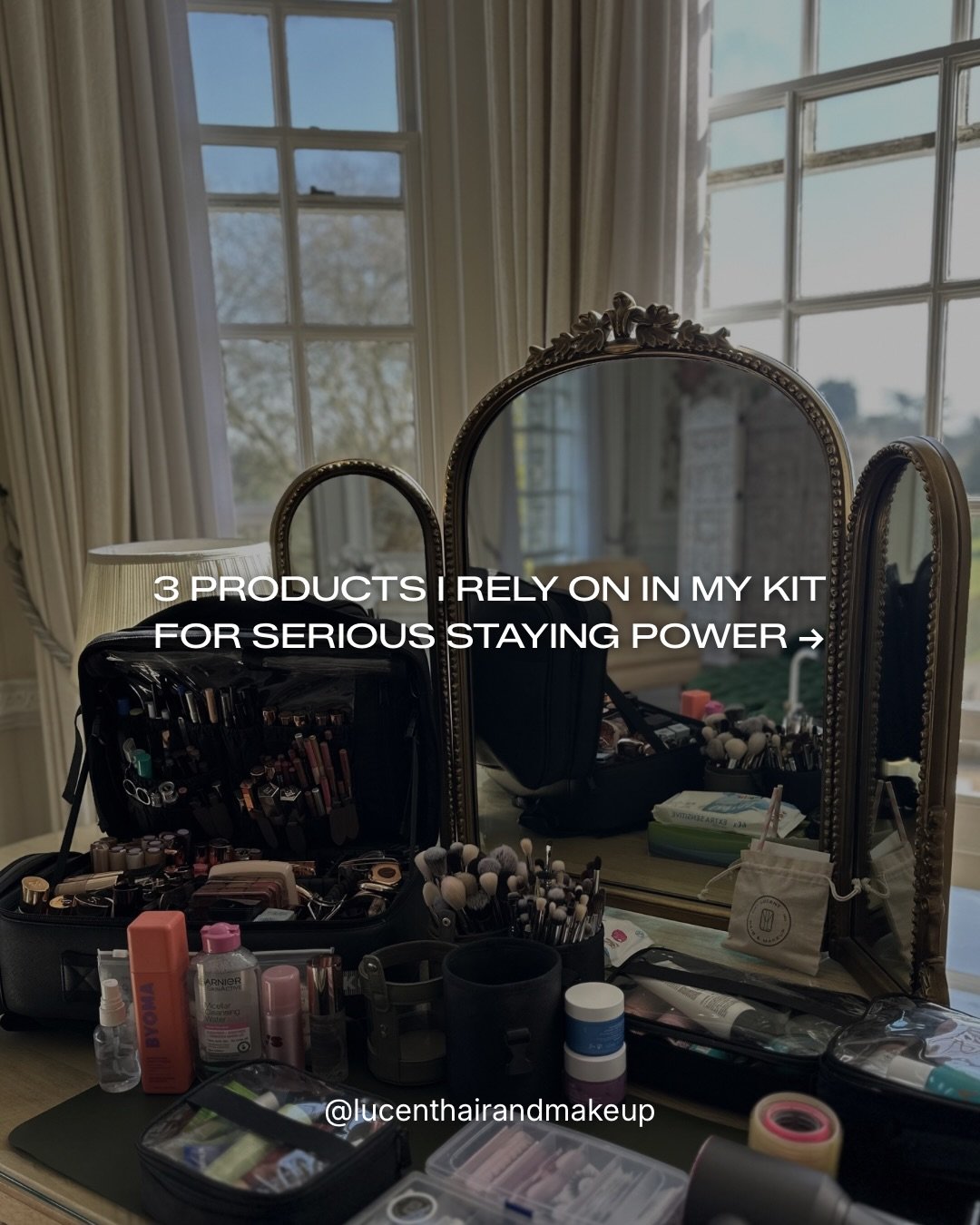 OK technically there are 4 products here 🤭 but these are some of my most-used for achieving that long-wear makeup brides need on their wedding day!

✨ @hourglasscosmetics veil mineral primer - does what it says on the tin (and more!) Smooths texture