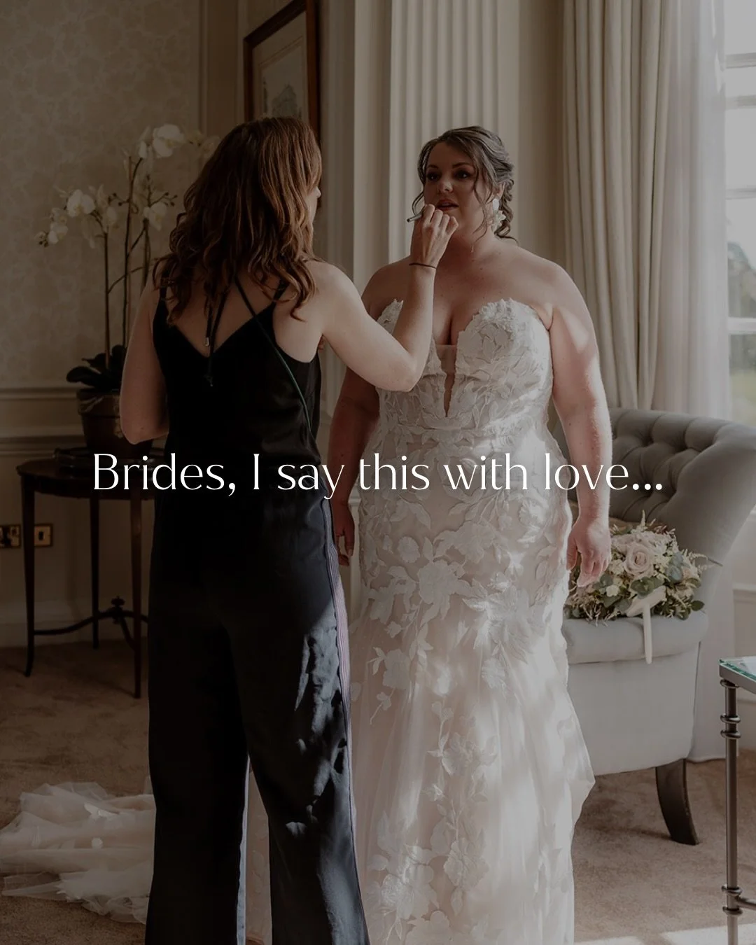 We can only do so much my lovelies! You have to meet us half way and be willing to put in the work in the run up to your wedding day if you want your bridal makeup to look as radiant and flawless as possible ✨

We will always do everything we possibl