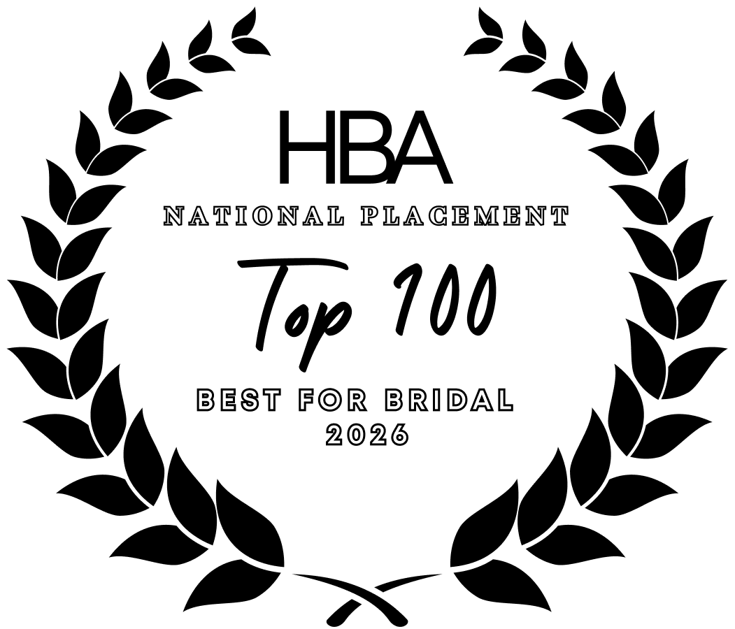 HBA National Placement Badge - Top 100 Best for Bridal 2026