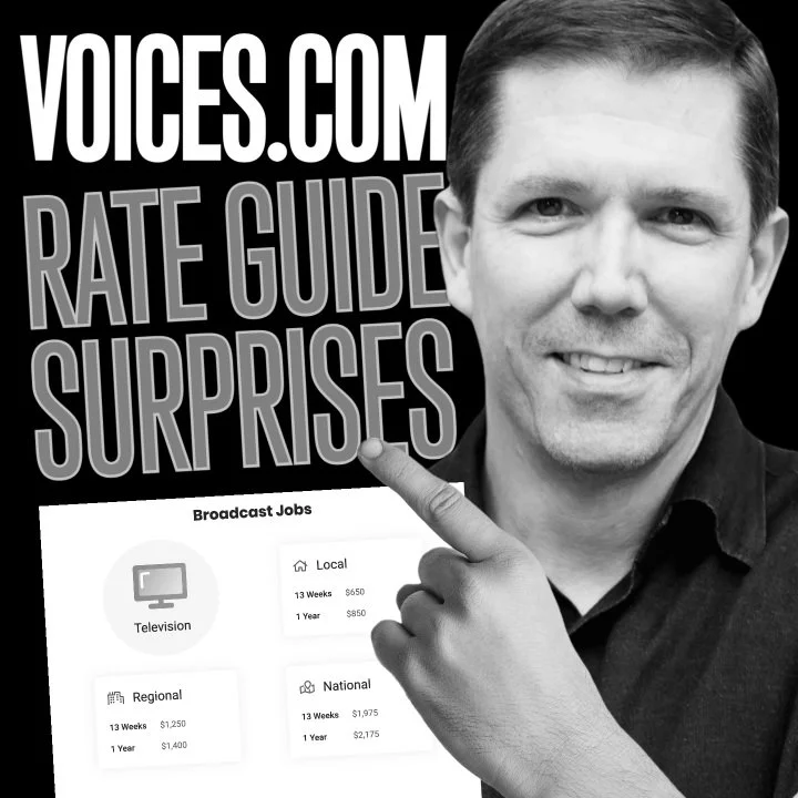 WOW! Voices.com NEW Rate Guide vs. GVAA