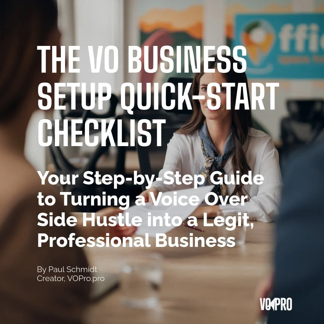 The VO Business Setup Quick-Start Checklist